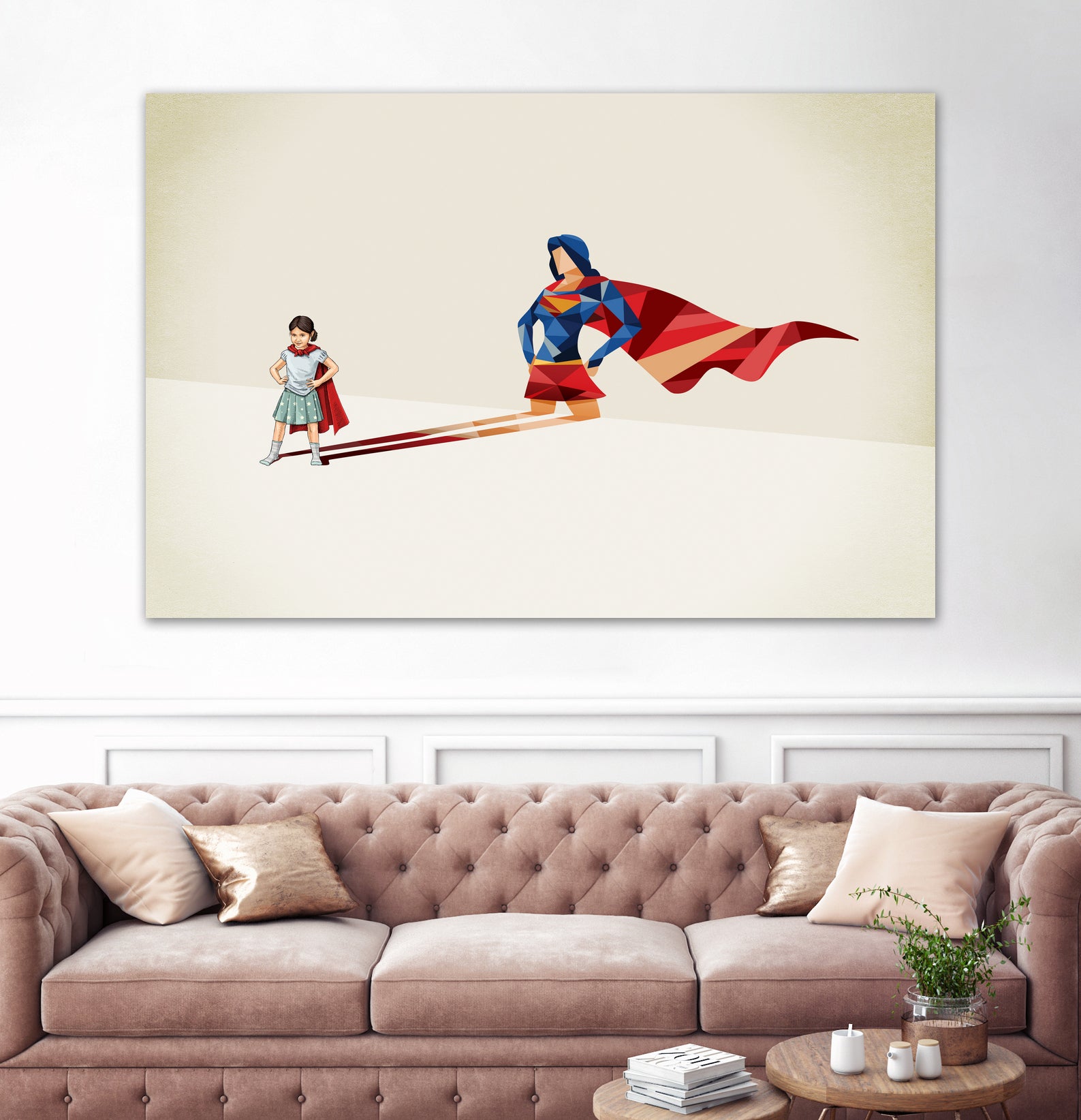 Asian American Heroine by Jason Ratliff on GIANT ART - red digital painting