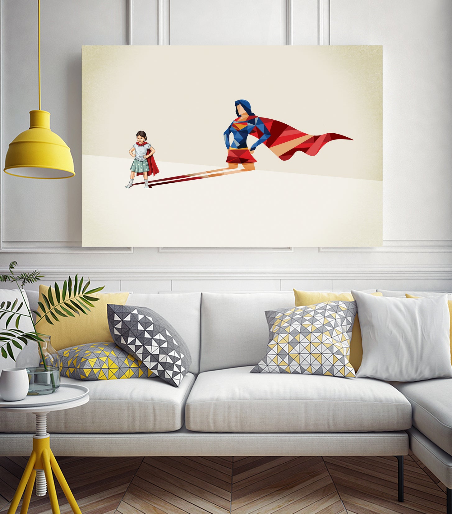 Asian American Heroine by Jason Ratliff on GIANT ART - red digital painting