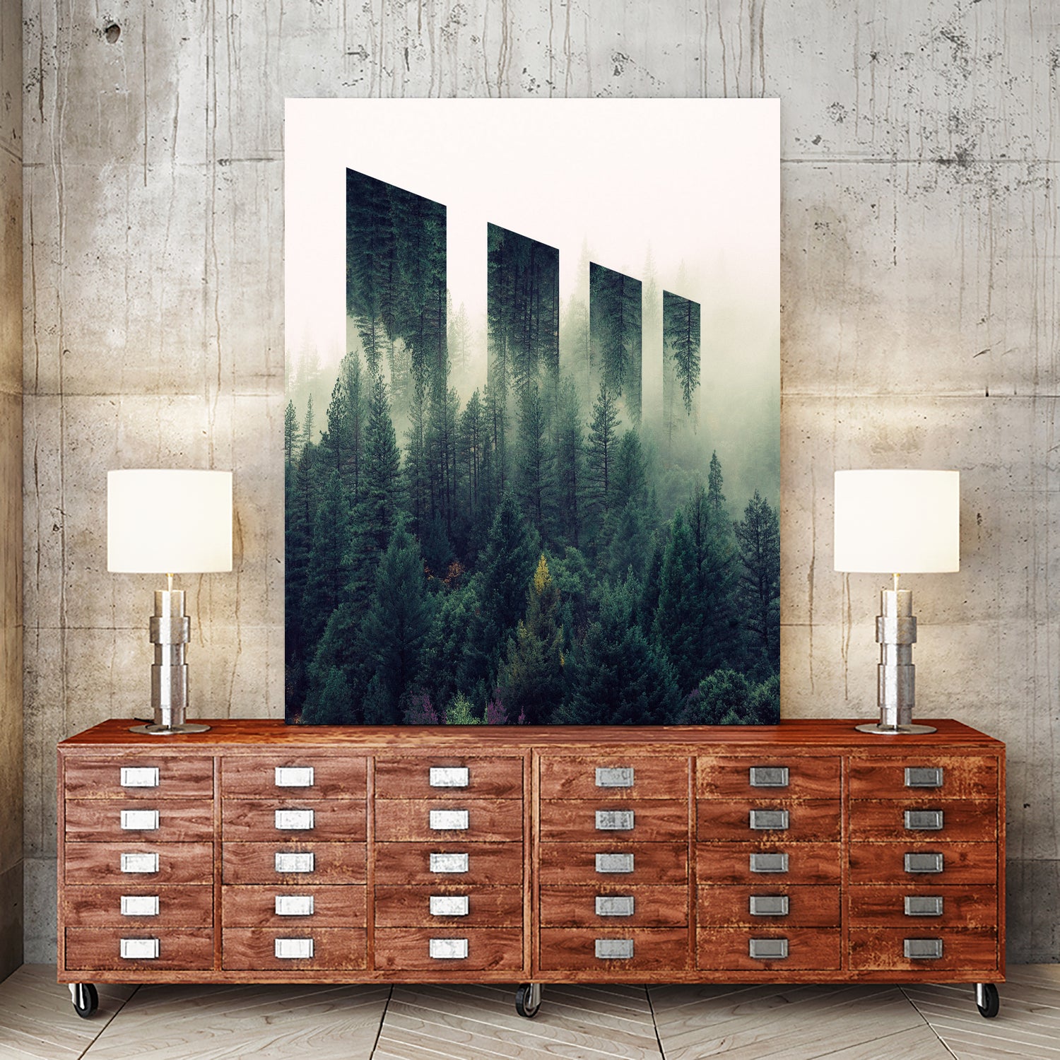 Wall at Forest by dedy rahmanto on GIANT ART - white photo illustration