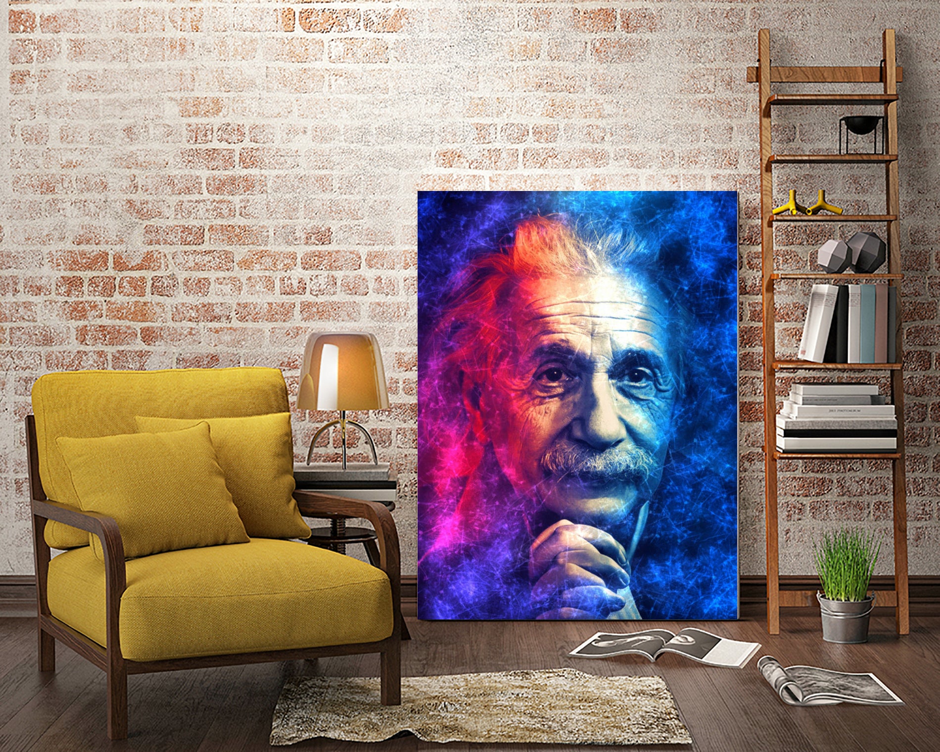 albert einstein by erjas saga on GIANT ART - black character design