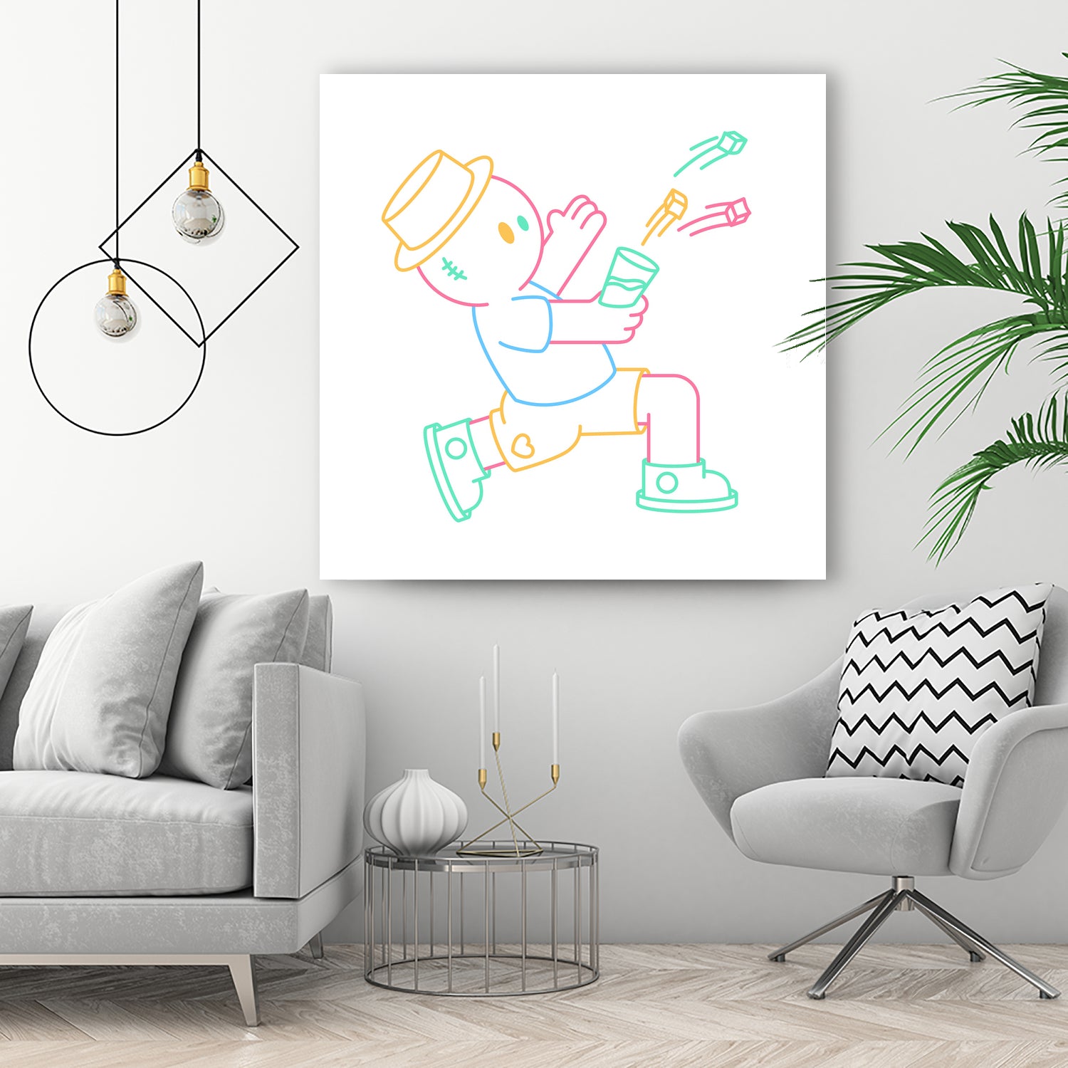 FIESTAMAN ICE COLOR by Pierre Mahieu on GIANT ART - yellow character design