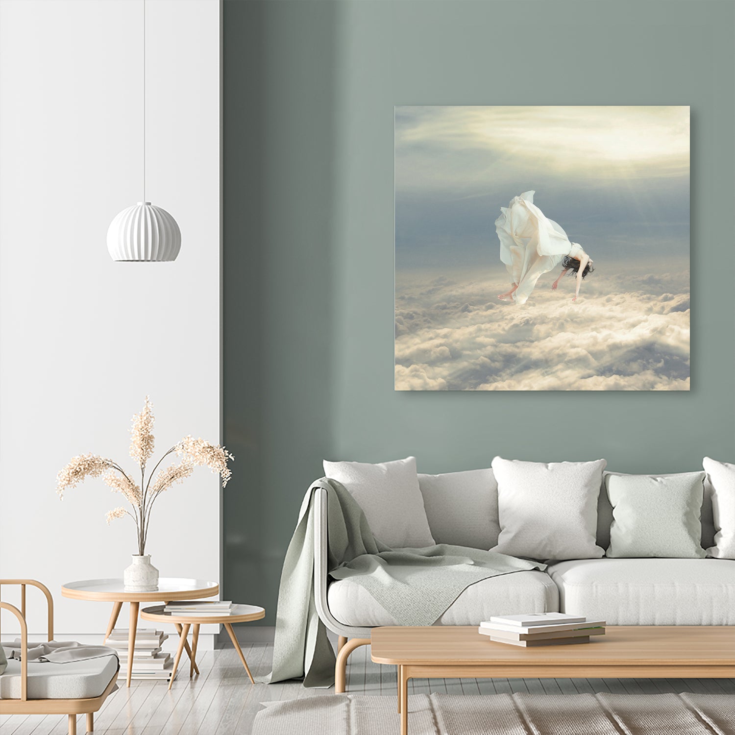 Free Falling Dream by Richard Davis on GIANT ART - yellow digital painting