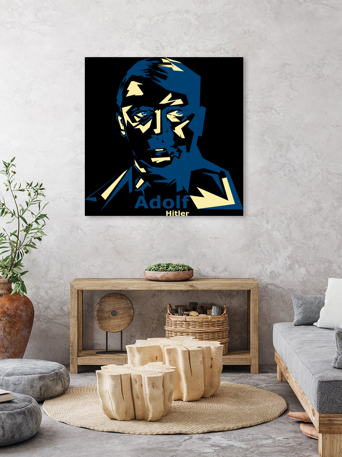 HITLER by Alfin Studio on GIANT ART - white photo illustration