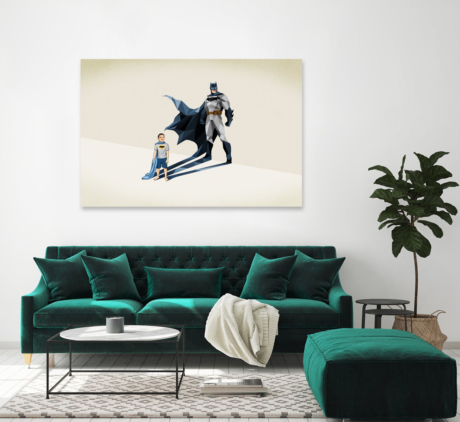Dark Knight by Jason Ratliff on GIANT ART - blue digital painting