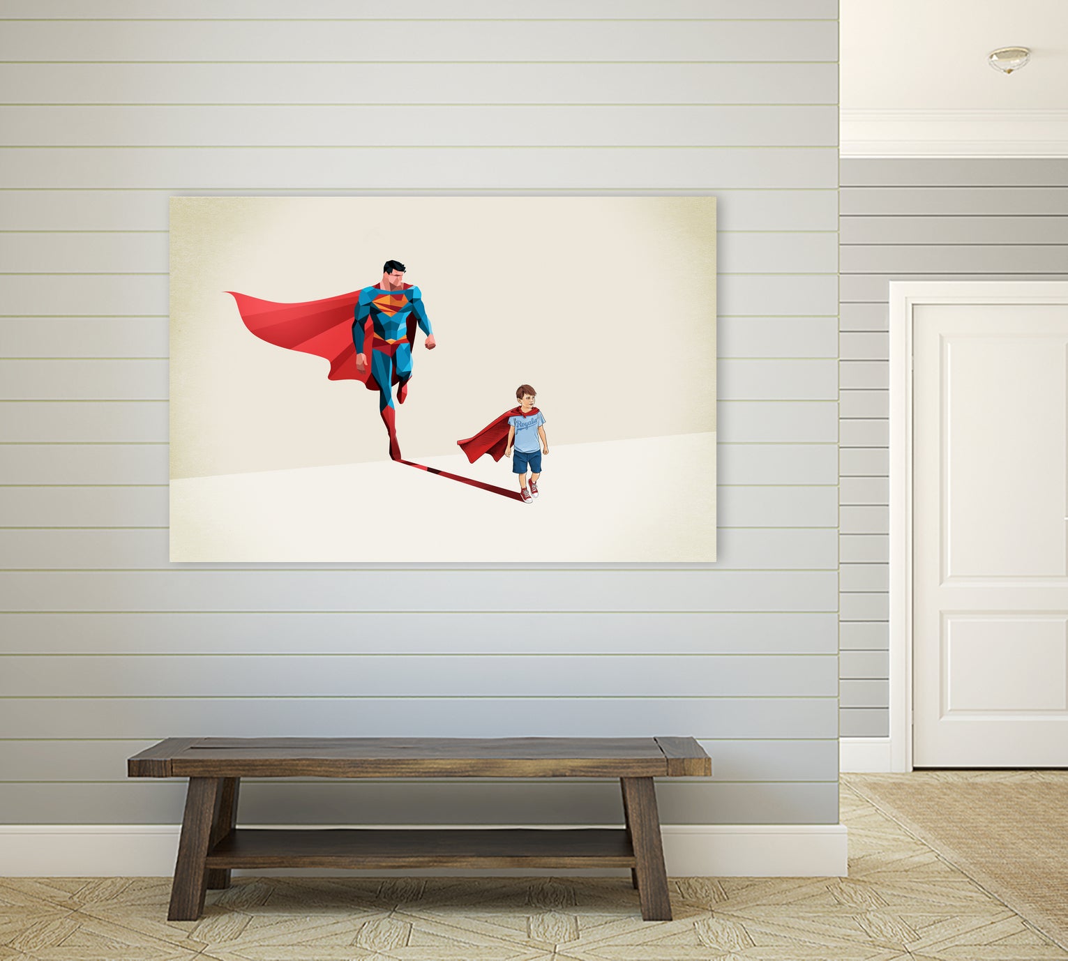 Boy of Tomorrow by Jason Ratliff on GIANT ART - red digital painting