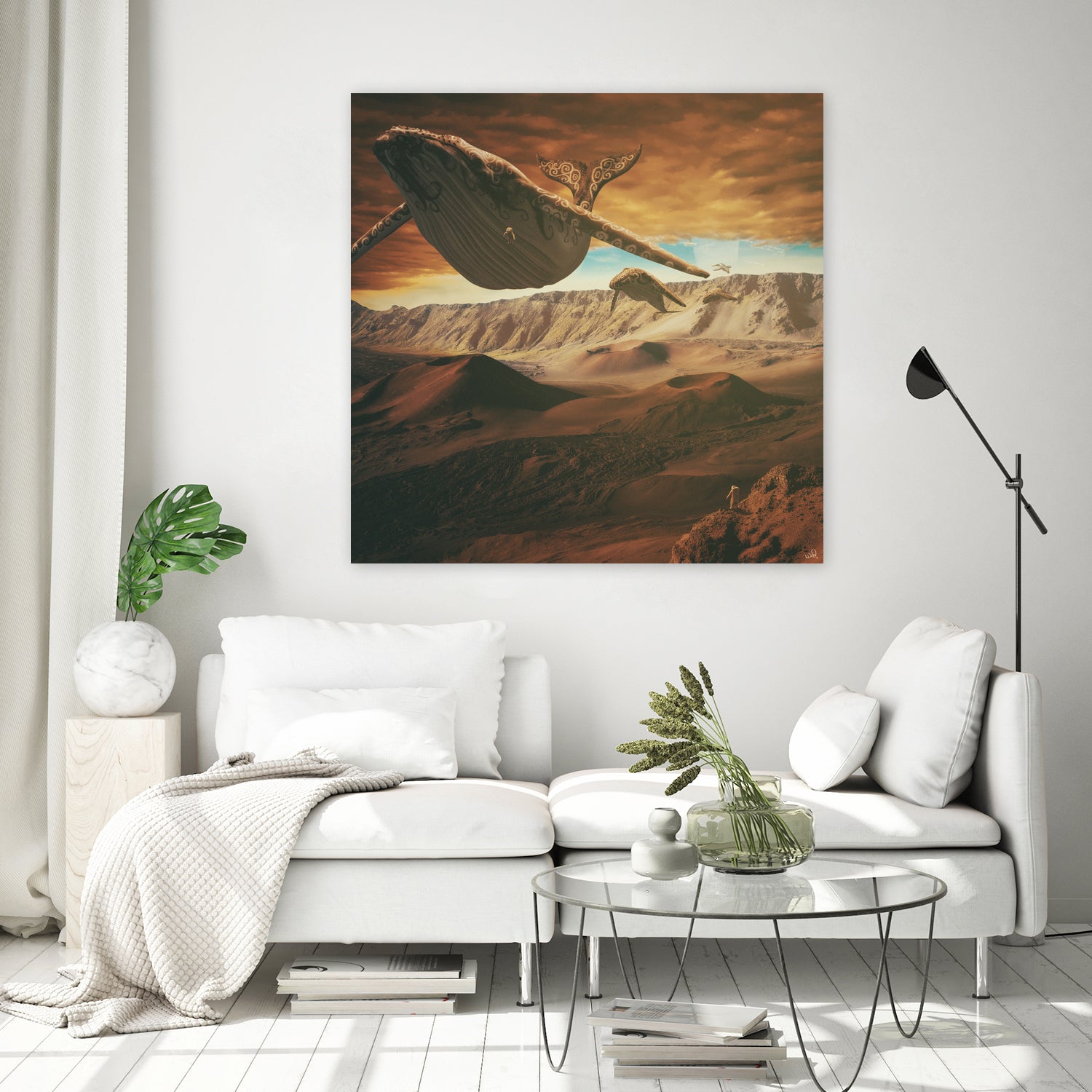 From Mars to Sirius by Siddhartha Saravia on GIANT ART - orange photo illustration