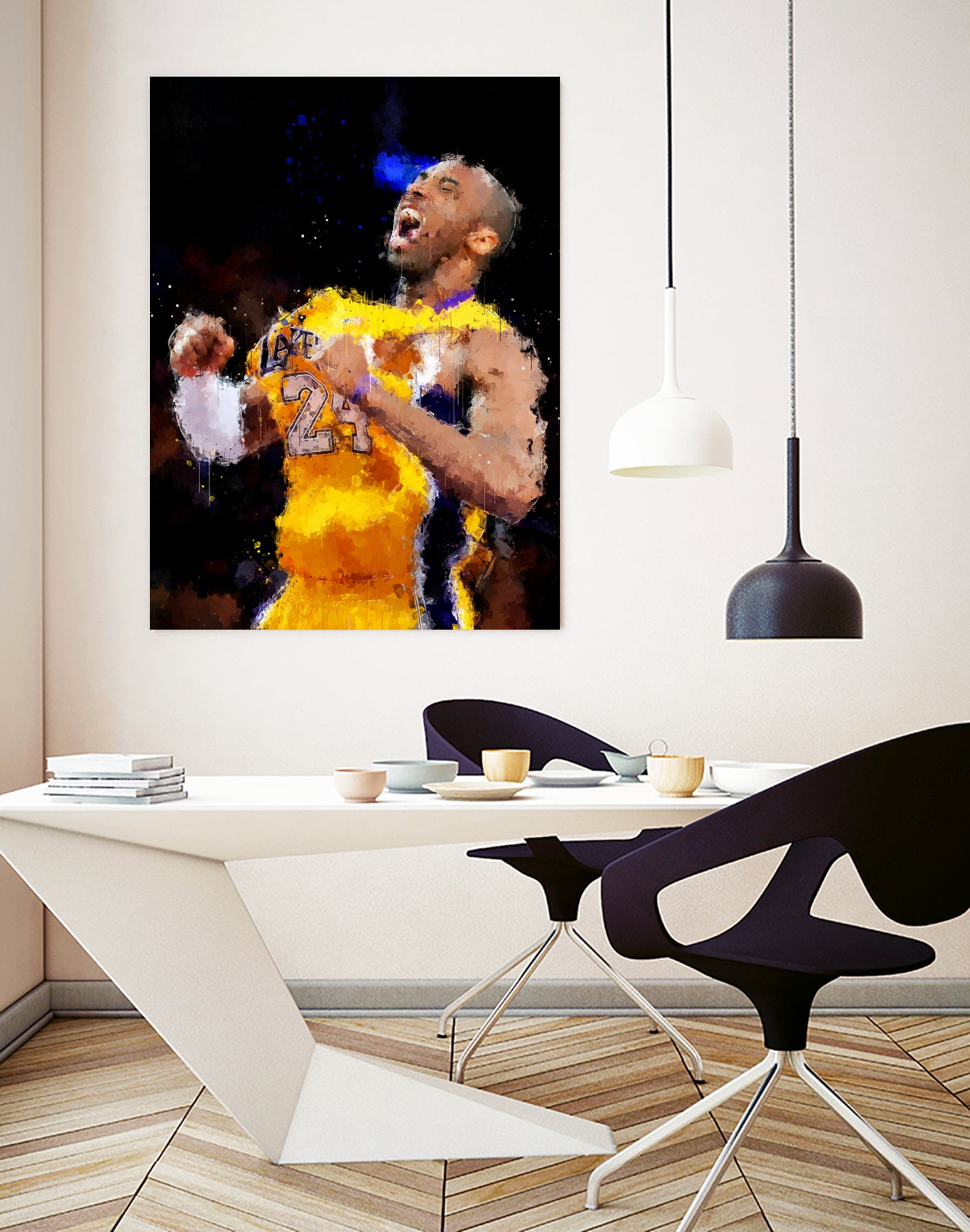 MAMBA HUSTLE PLAYS by Eysmael Quisora on GIANT ART - black digital painting