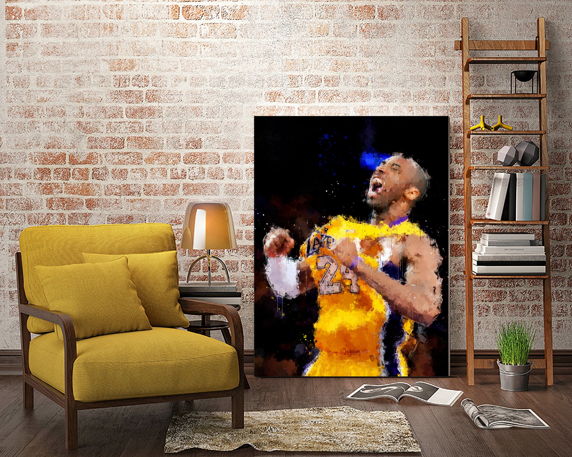 MAMBA HUSTLE PLAYS by Eysmael Quisora on GIANT ART - black digital painting