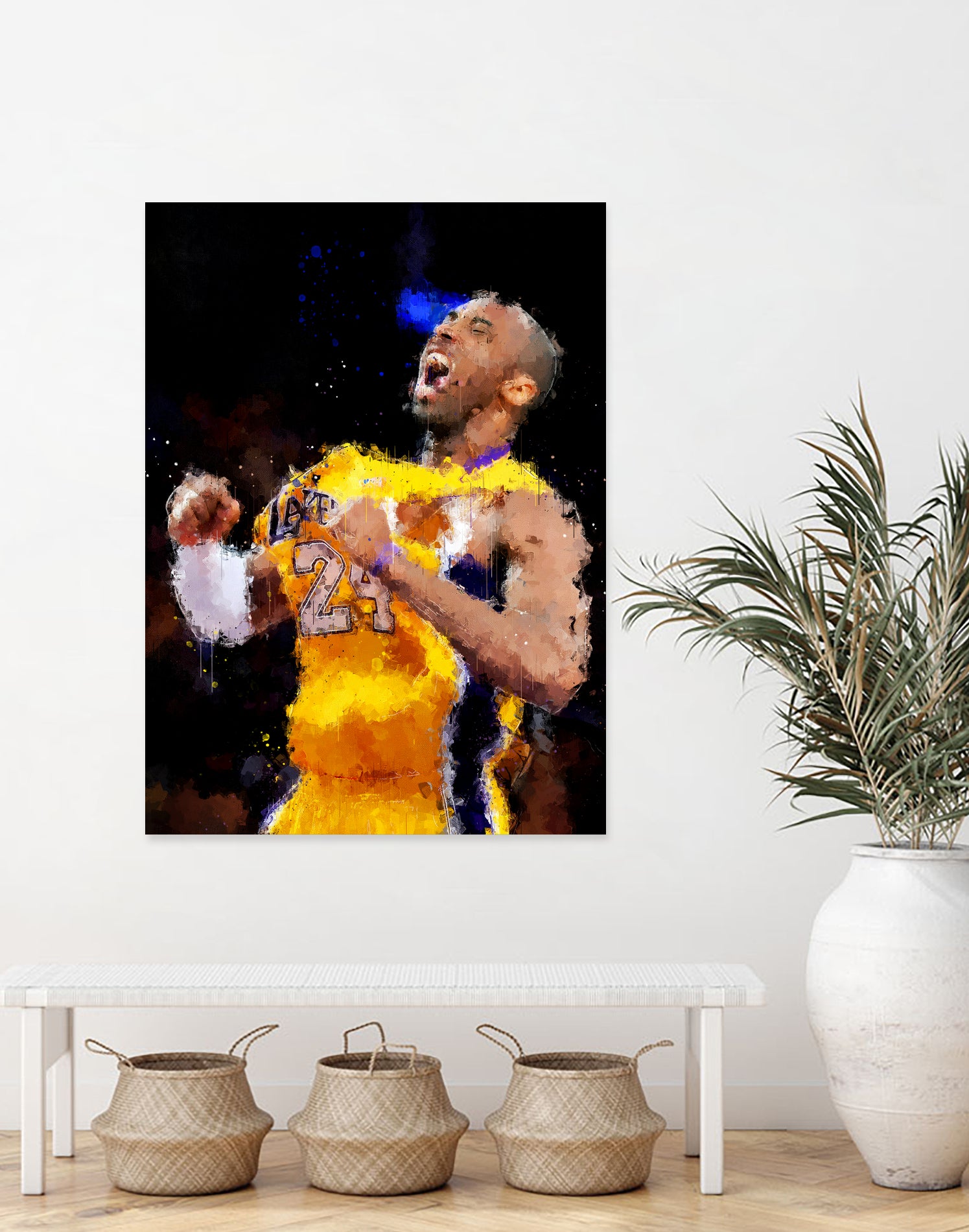 MAMBA HUSTLE PLAYS by Eysmael Quisora on GIANT ART - black digital painting