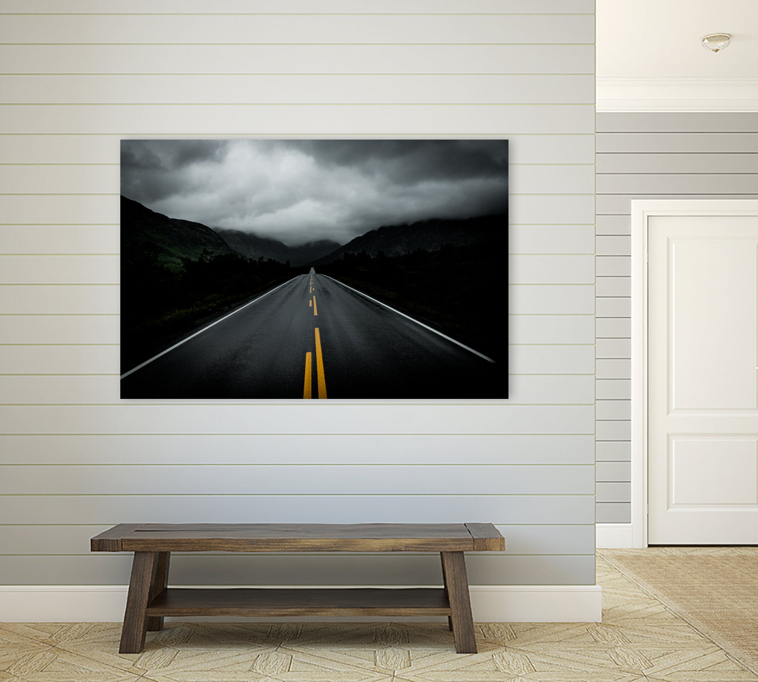 Open Road Landscape by Nicklas Gustafsson on GIANT ART - black photo manipulation