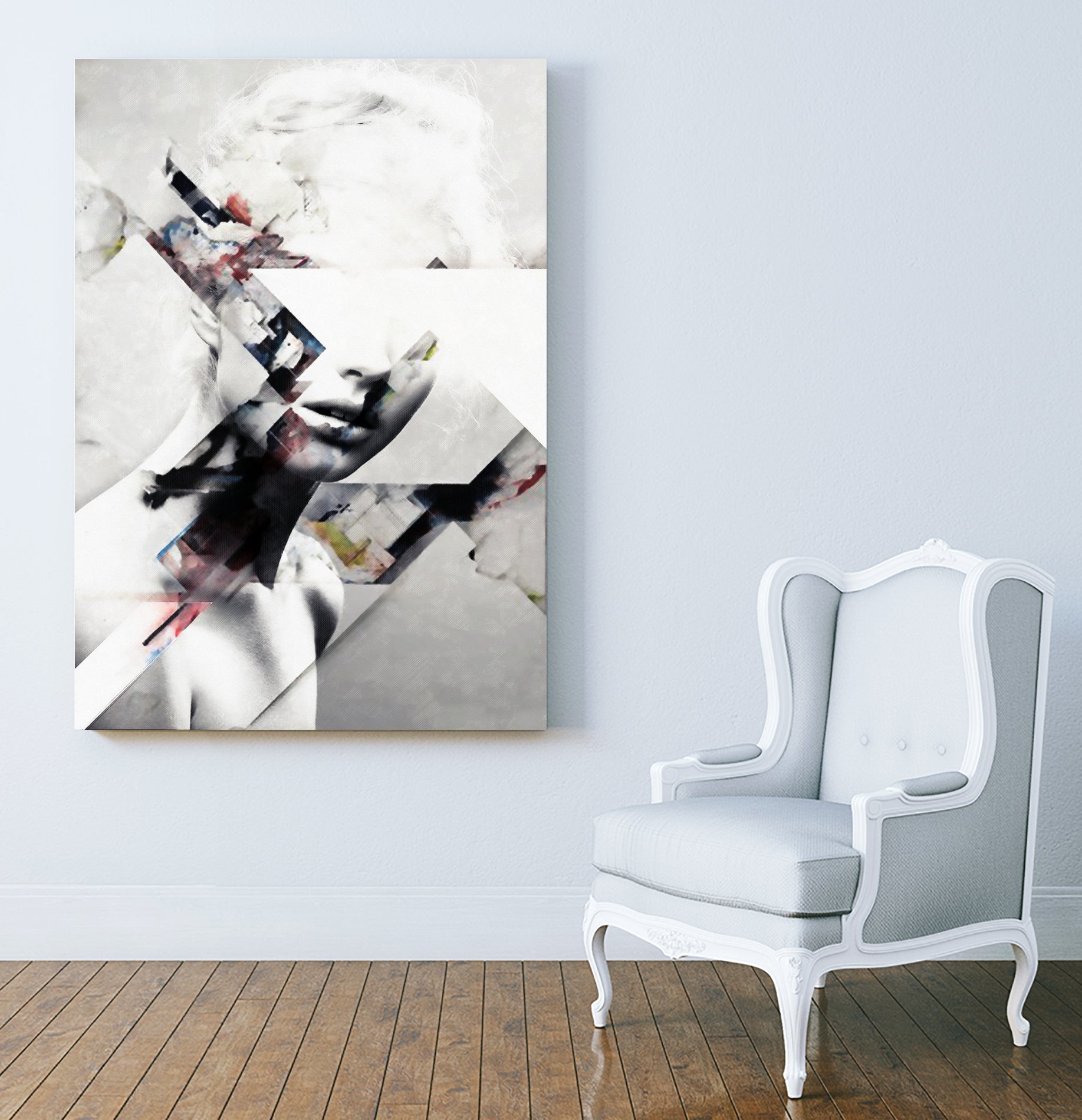 Abstract sections of beauty by Menelaos Trompoukis on GIANT ART - gray digital painting