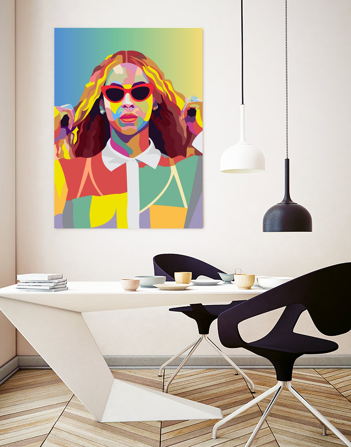 Beyonce Music Poster Art Print, Pop Art, Music Icon Wall Art by kim huynh on GIANT ART - fuchsia digital painting