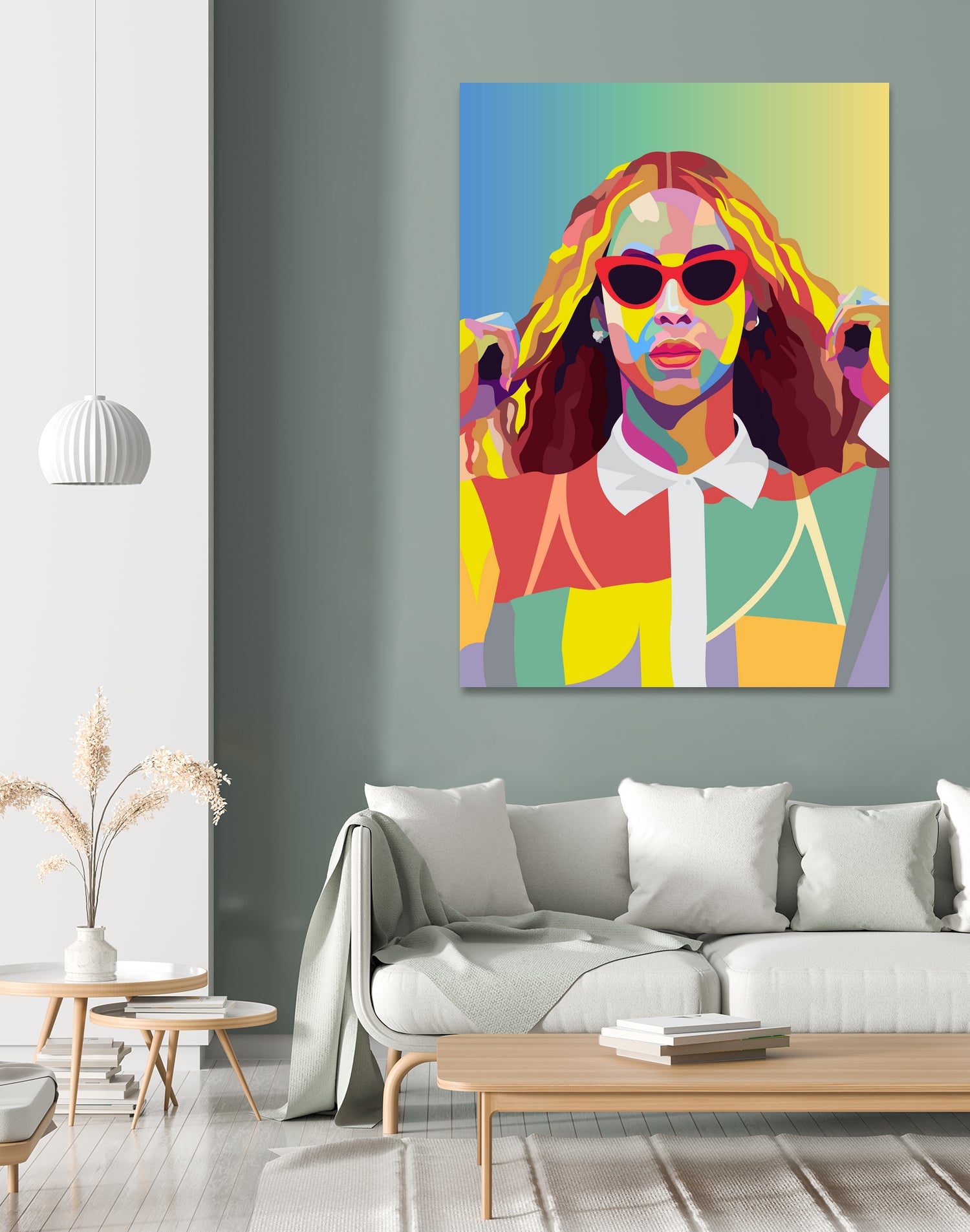 Beyonce Music Poster Art Print, Pop Art, Music Icon Wall Art by kim huynh on GIANT ART - fuchsia digital painting