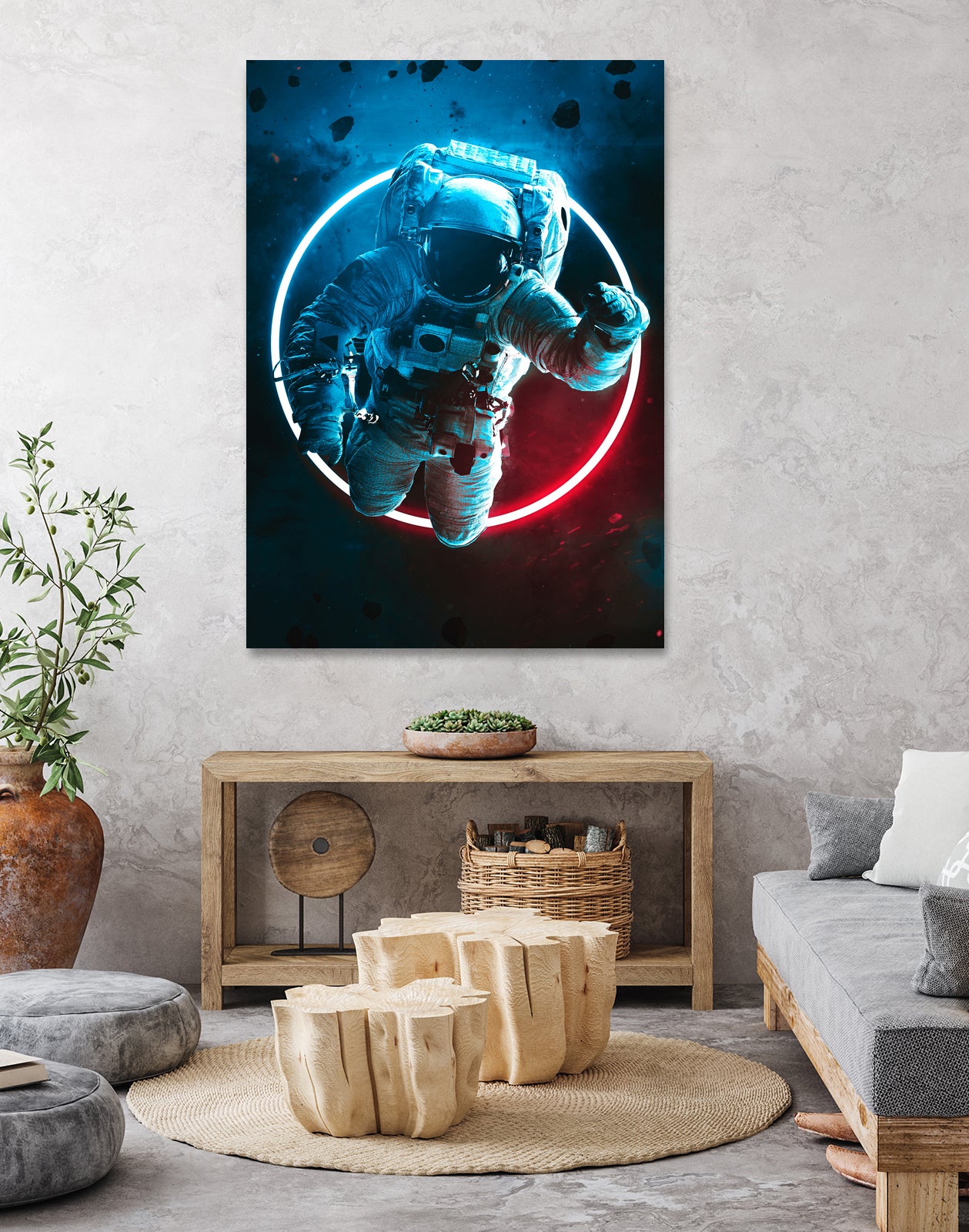 Lost in space by Sara Kamal on GIANT ART - black photo illustration