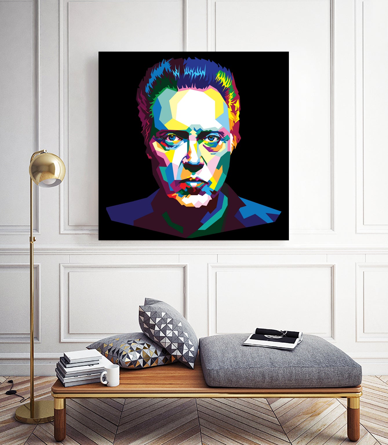 Christopher Walken in WPAP style by Andi Hariyanto on GIANT ART - white character design
