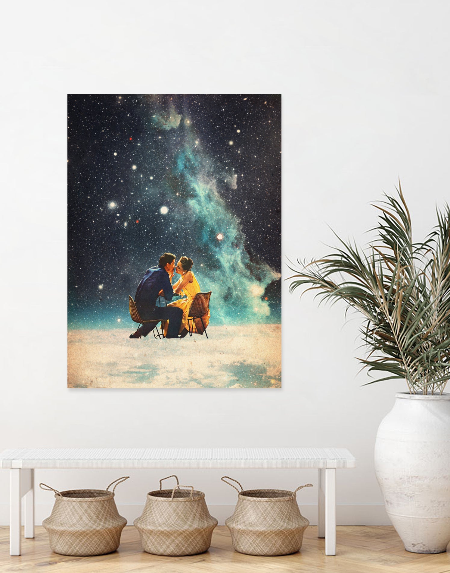I'll Take you to the Stars for a second Date by Frank Moth on GIANT ART - black digital painting