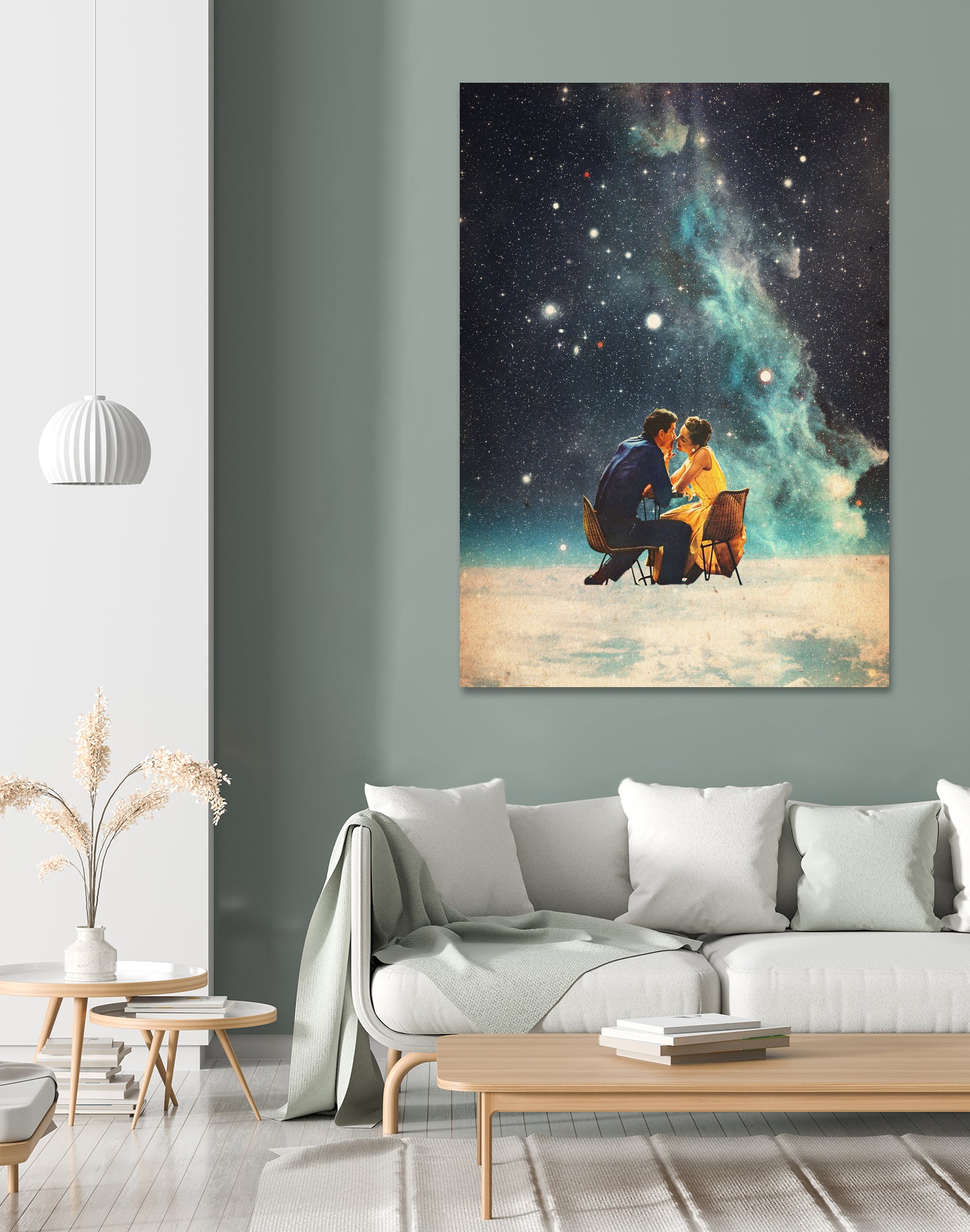 I'll Take you to the Stars for a second Date by Frank Moth on GIANT ART - black digital painting