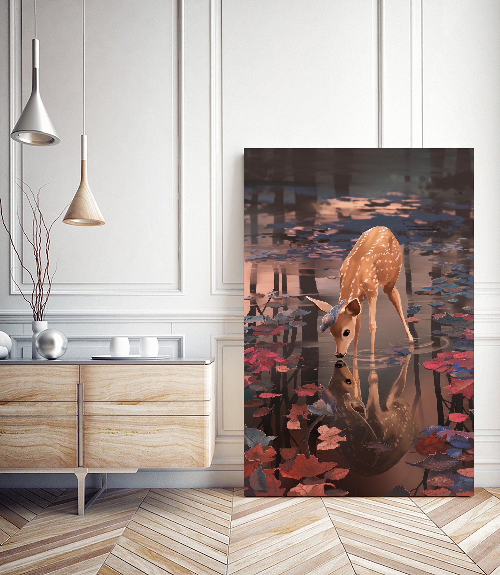 Alter Ego by Cyril Rolando on GIANT ART - orange digital painting