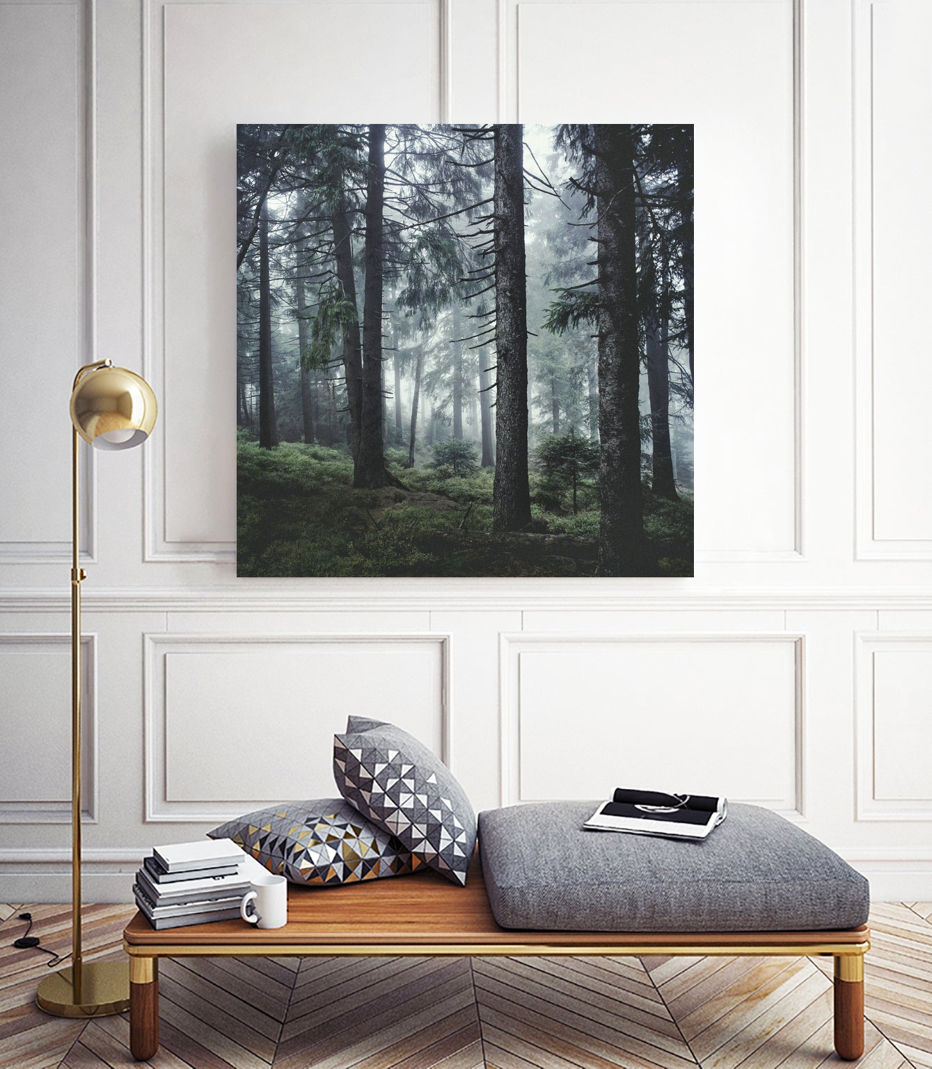 Path Vibes by Oliver Brömme on GIANT ART - green photo manipulation