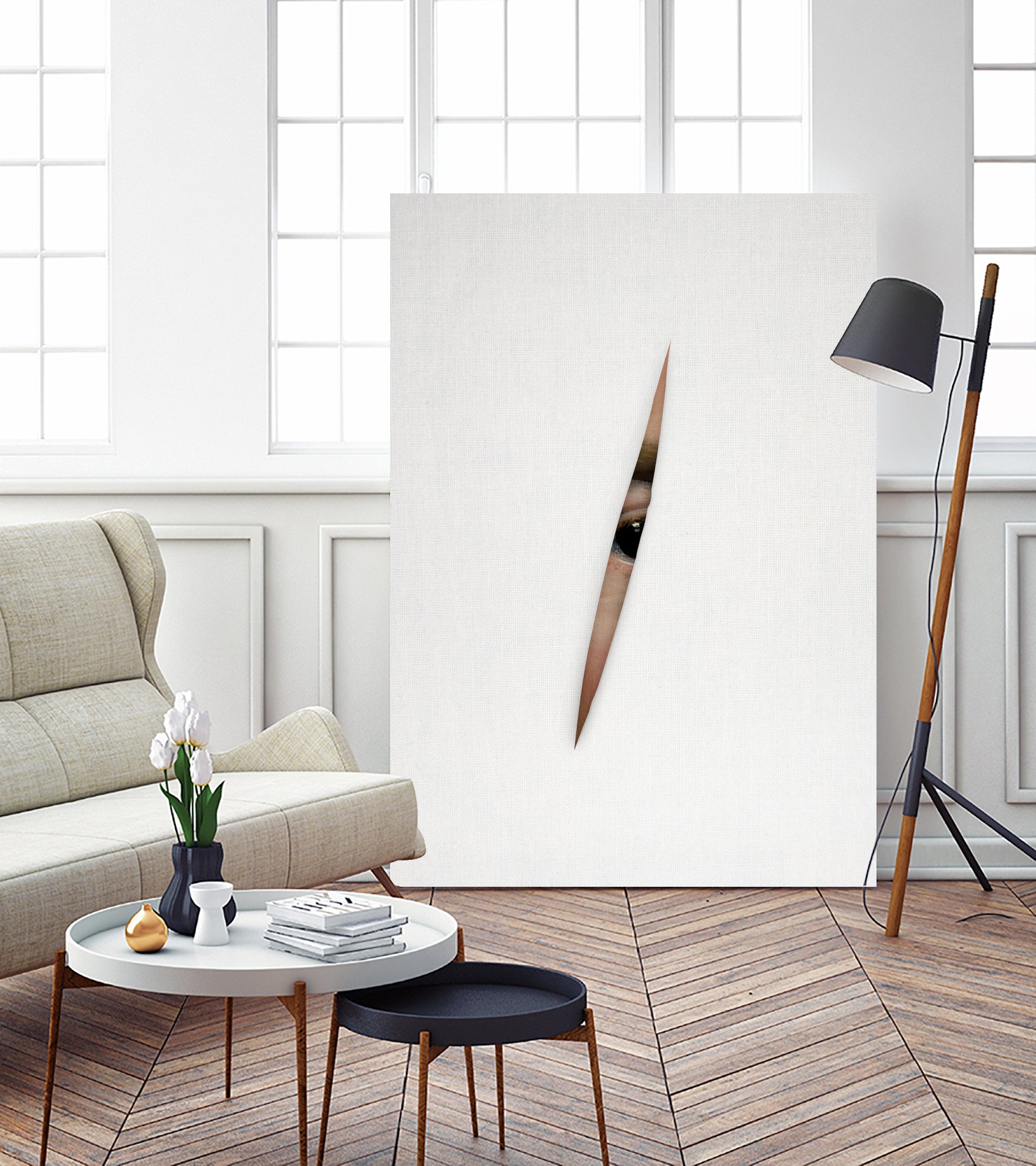 Wating by José Luis Guerrero on GIANT ART - white photo manipulation