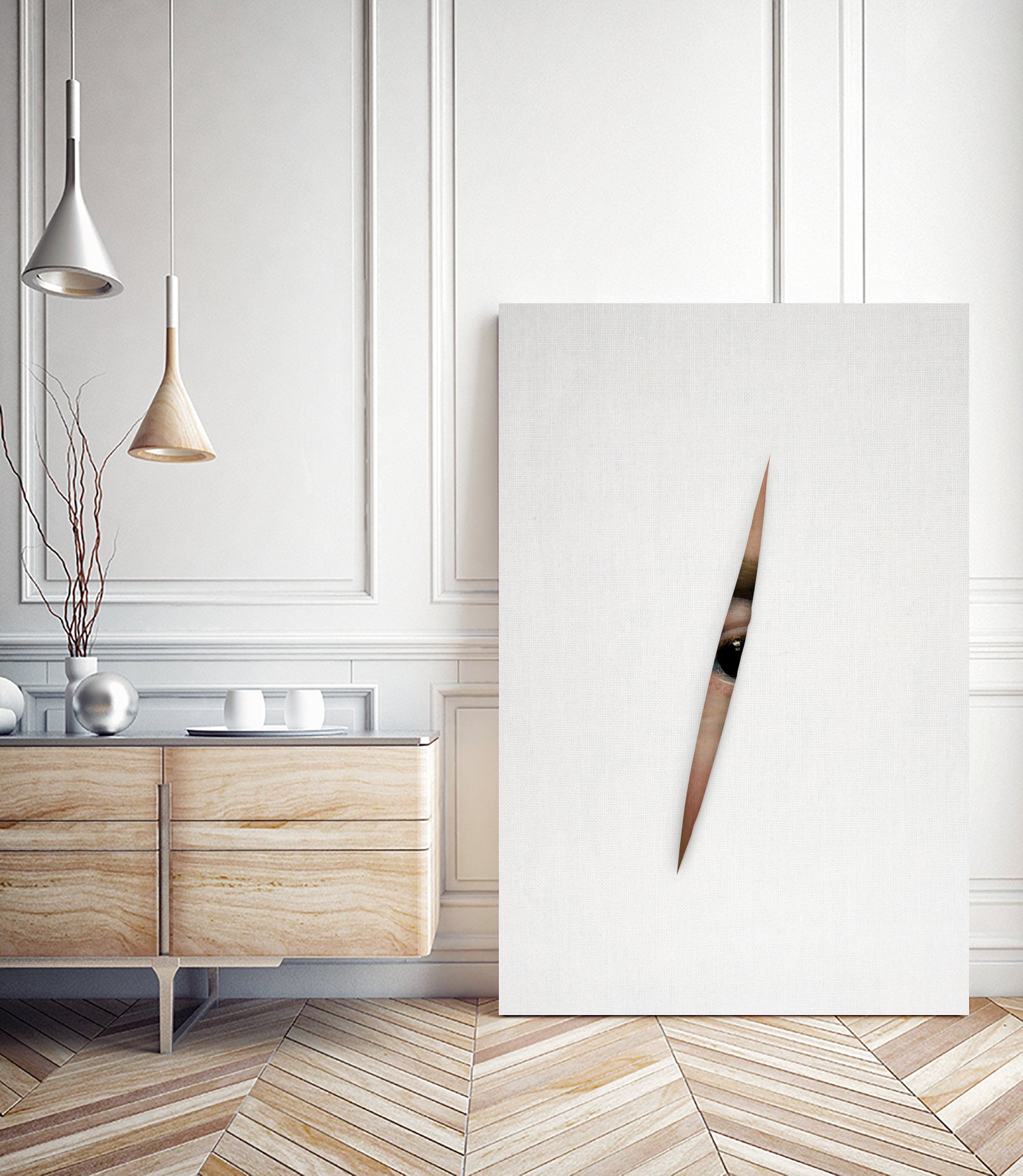 Wating by José Luis Guerrero on GIANT ART - white photo manipulation