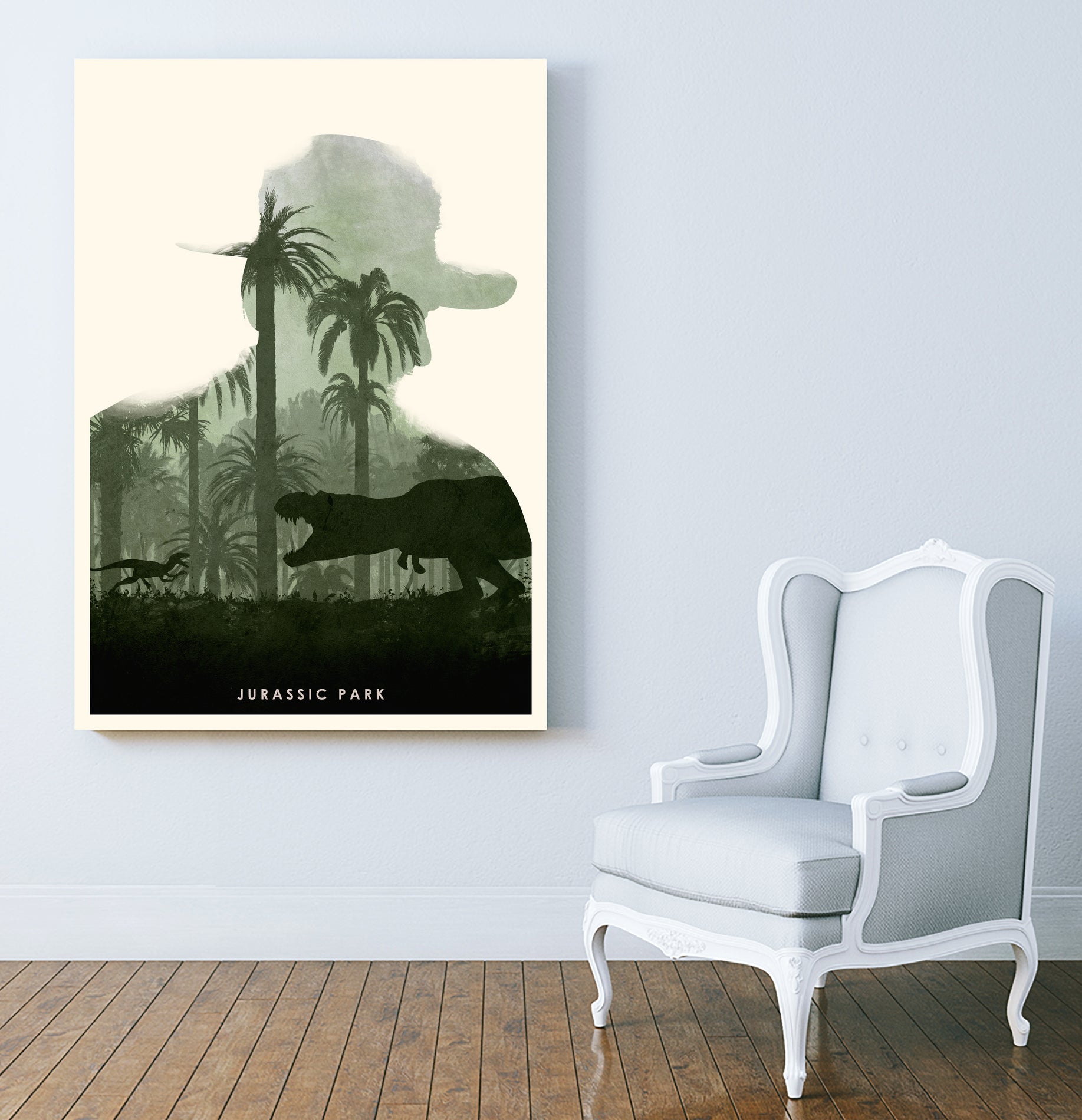 Jurassic Park by Ryan Ripley on GIANT ART - green digital drawing