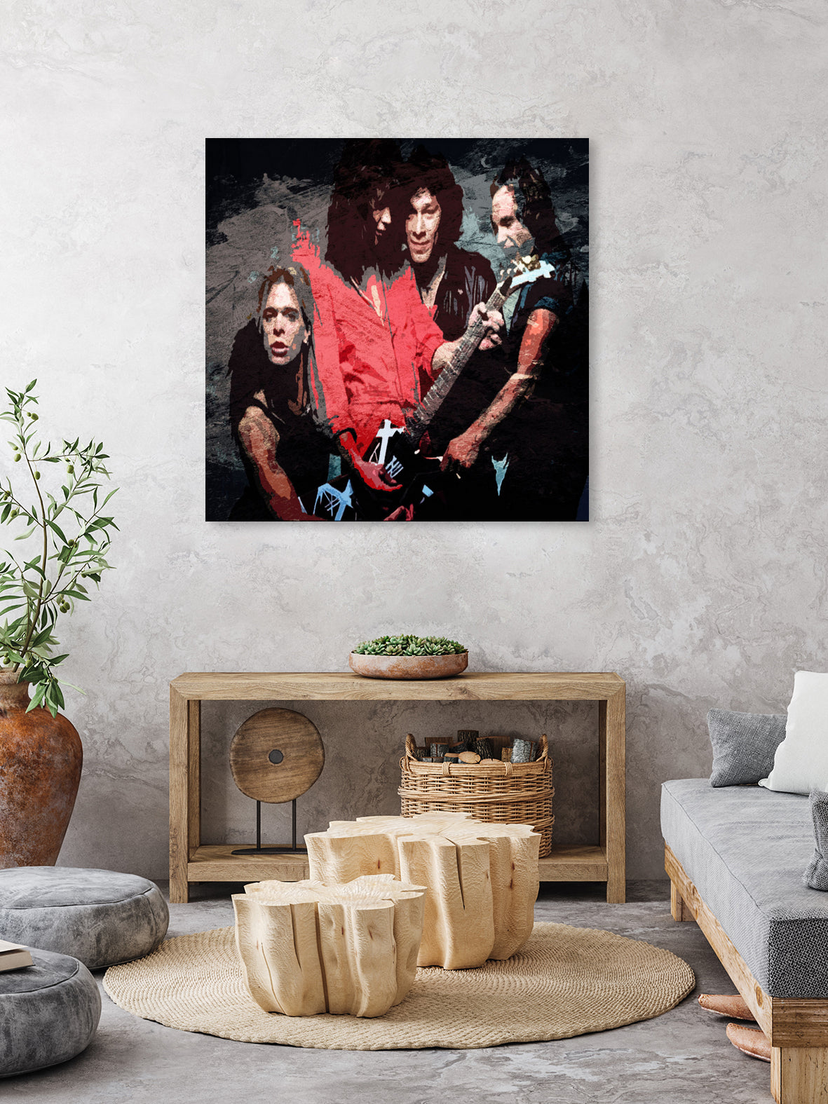 Van halen the band legend by Shohib project on GIANT ART - white digital painting