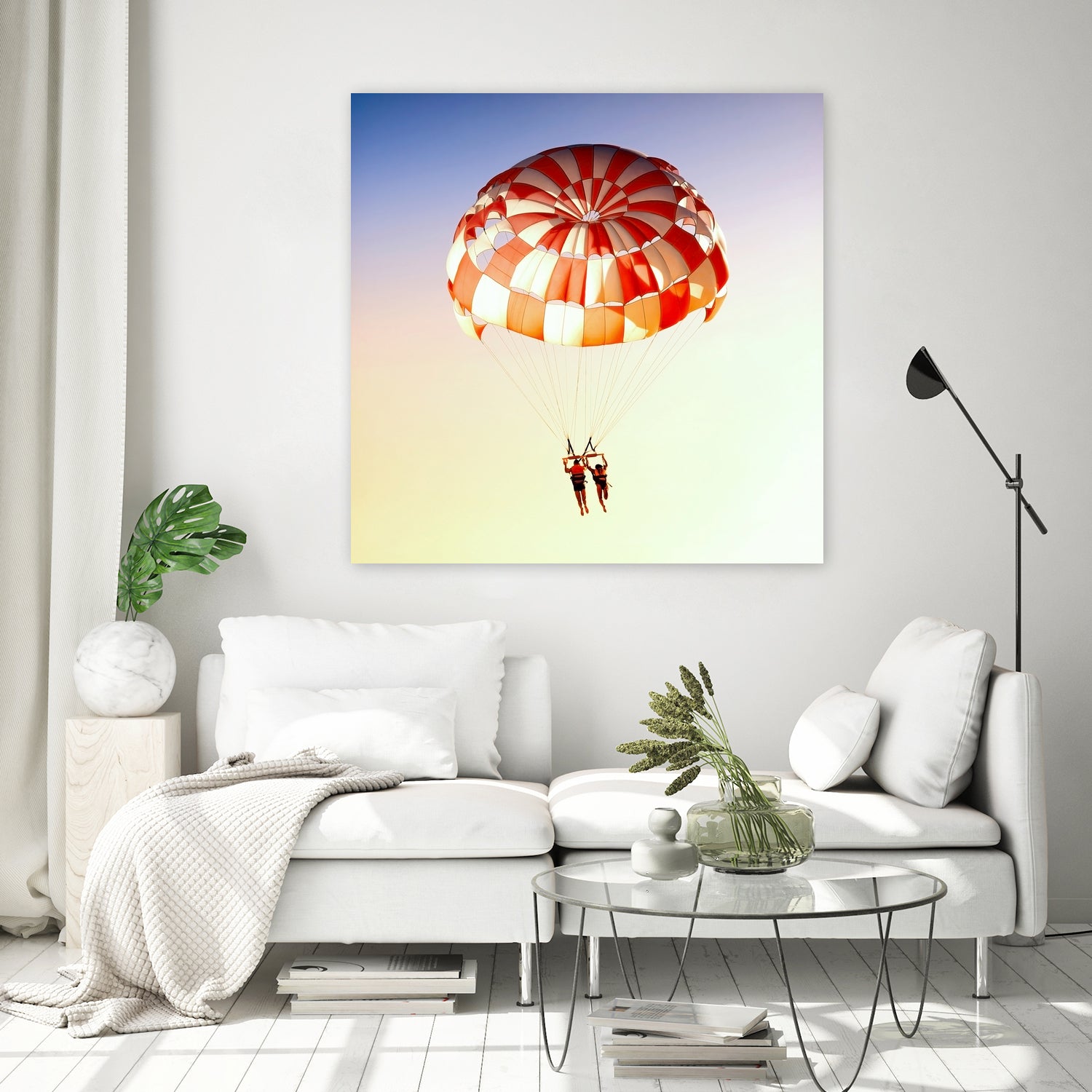 Happiness In The Sky by Dmitry Belousov on GIANT ART - orange photo illustration