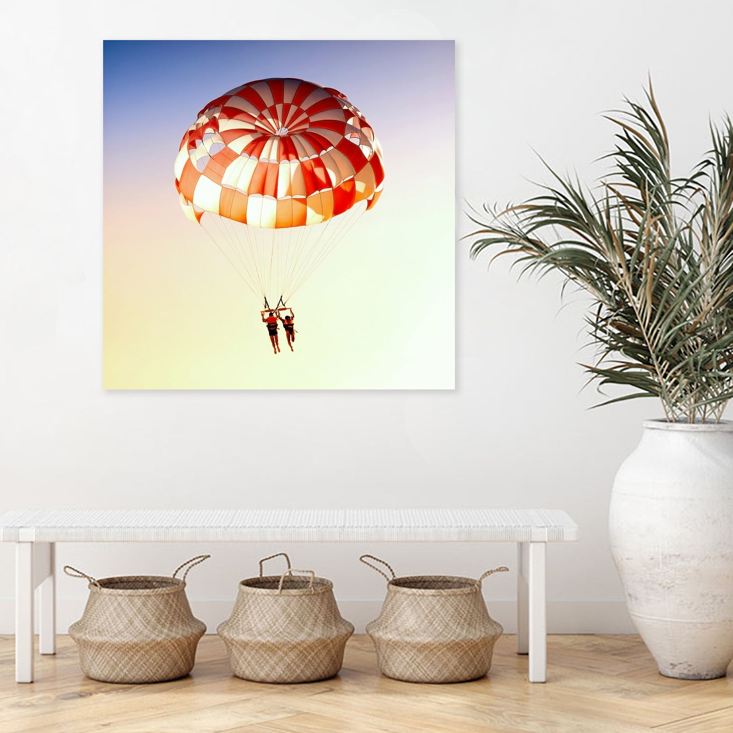 Happiness In The Sky by Dmitry Belousov on GIANT ART - orange photo illustration