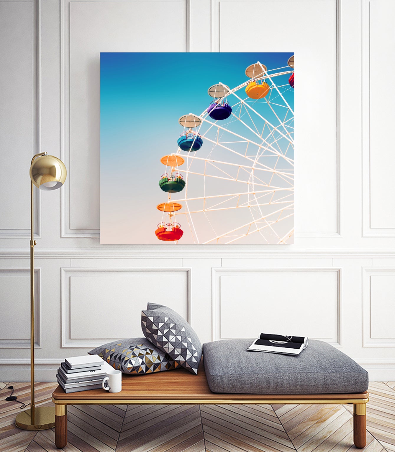 Color vibe by Dmitry Belousov on GIANT ART - blue photo illustration