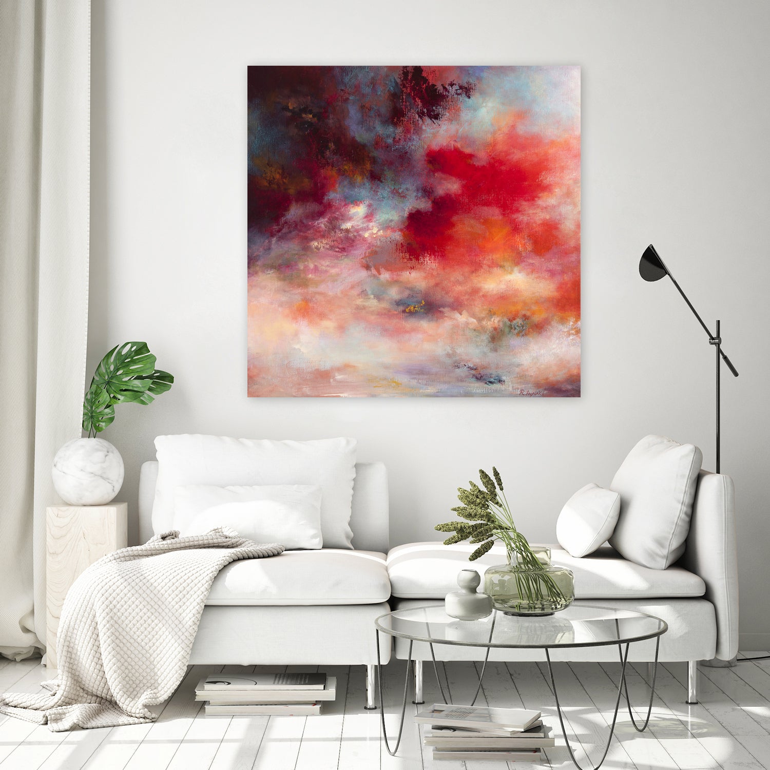 Sunset(# 7003) by Rikka Ayasaki on GIANT ART - red digital painting