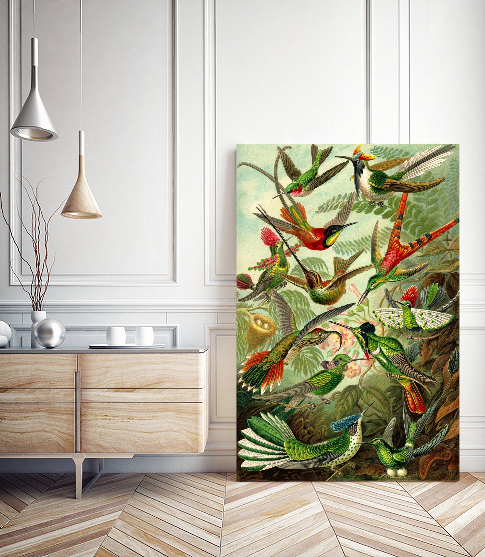 Colibri - Ernst Haeckel by Andrea Almering on GIANT ART - black digital painting