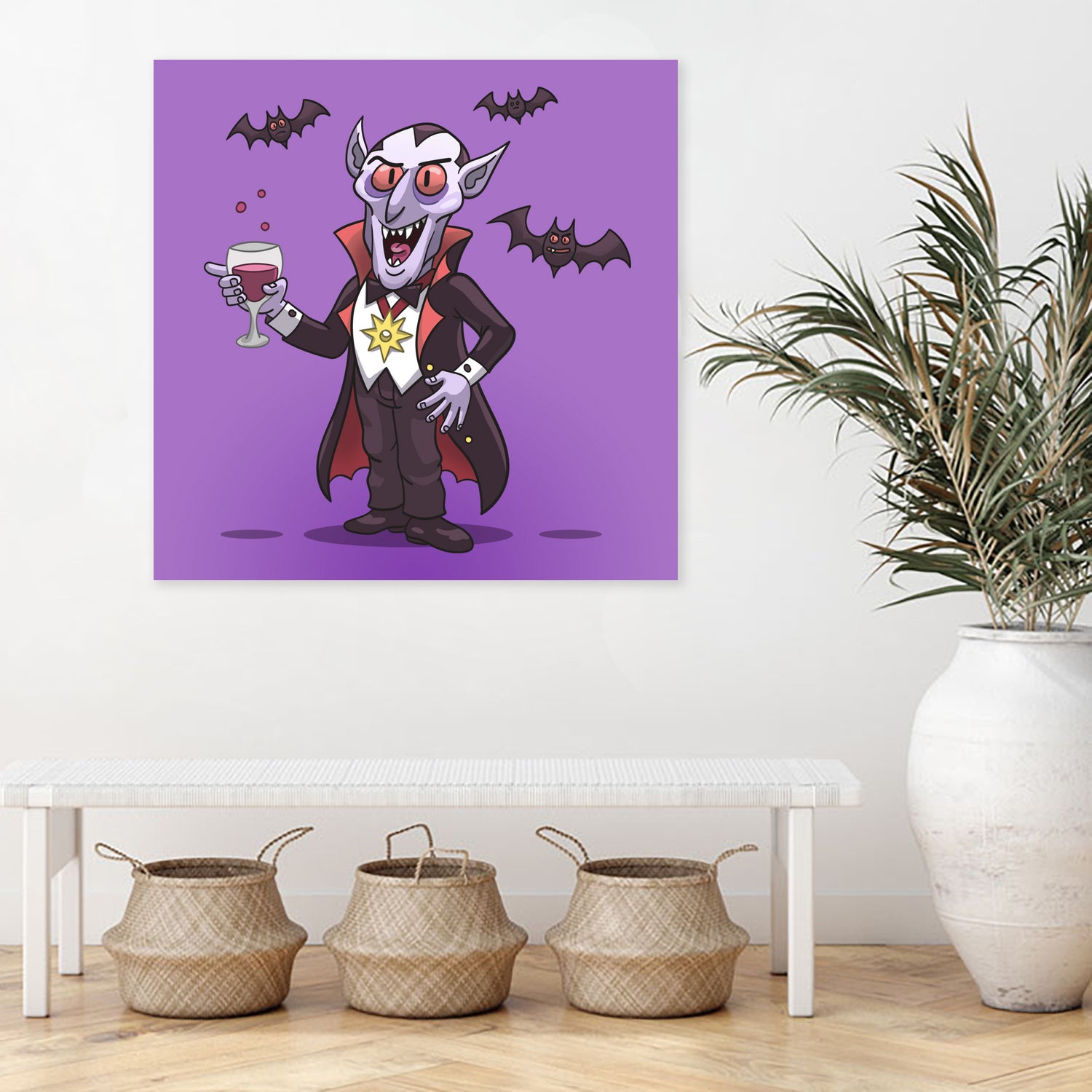 Vampire by Matias Molusko on GIANT ART - fuchsia digital drawing