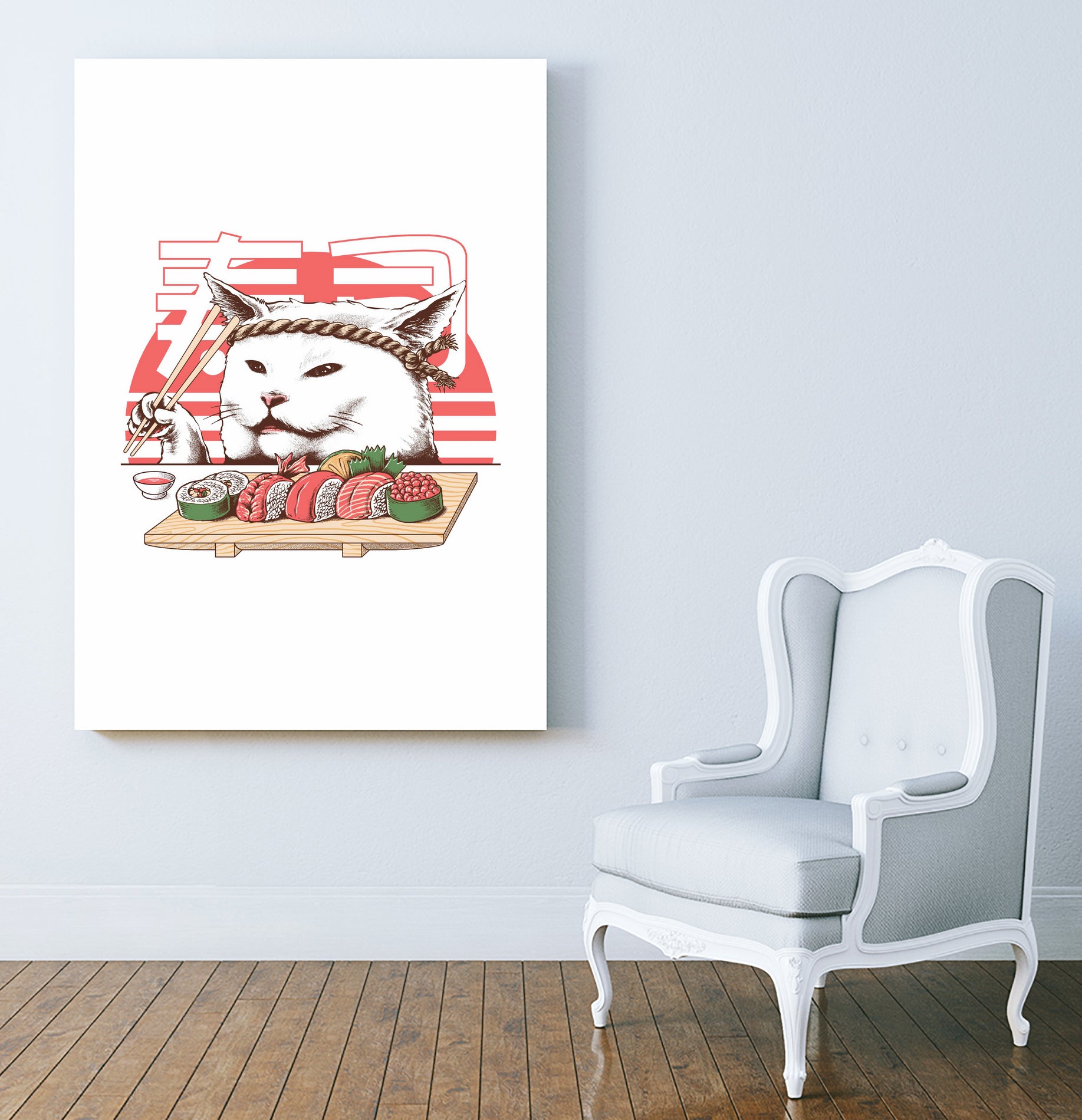 Master Chef Sushi by Afif Quilimo on GIANT ART - white digital drawing