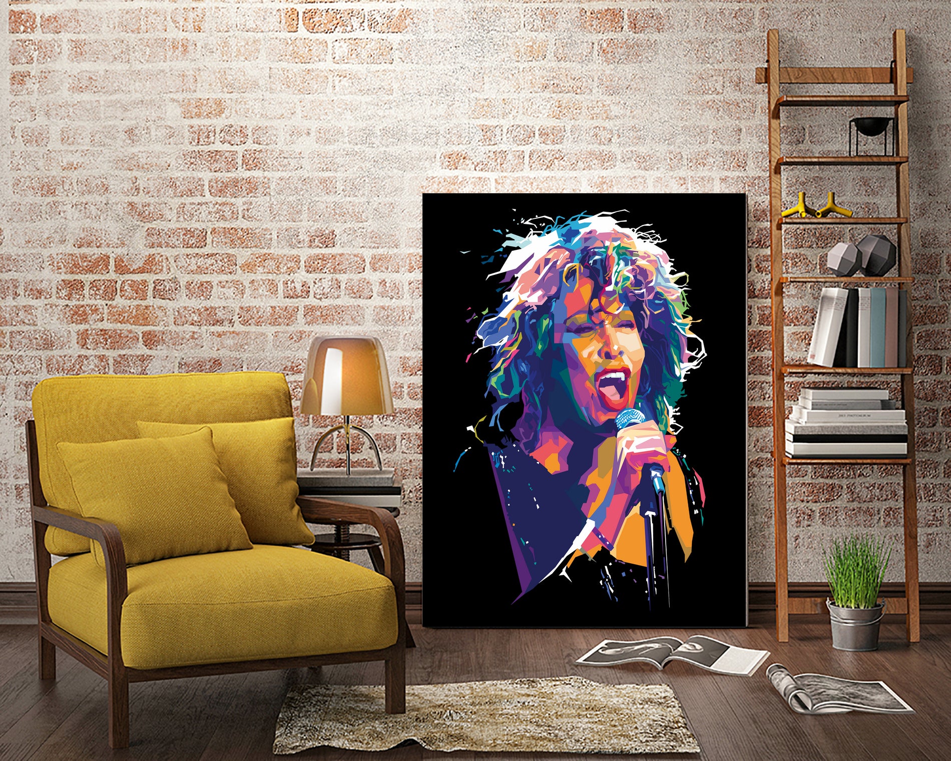 Tina Turner by Deni Rahayu on GIANT ART - black digital drawing