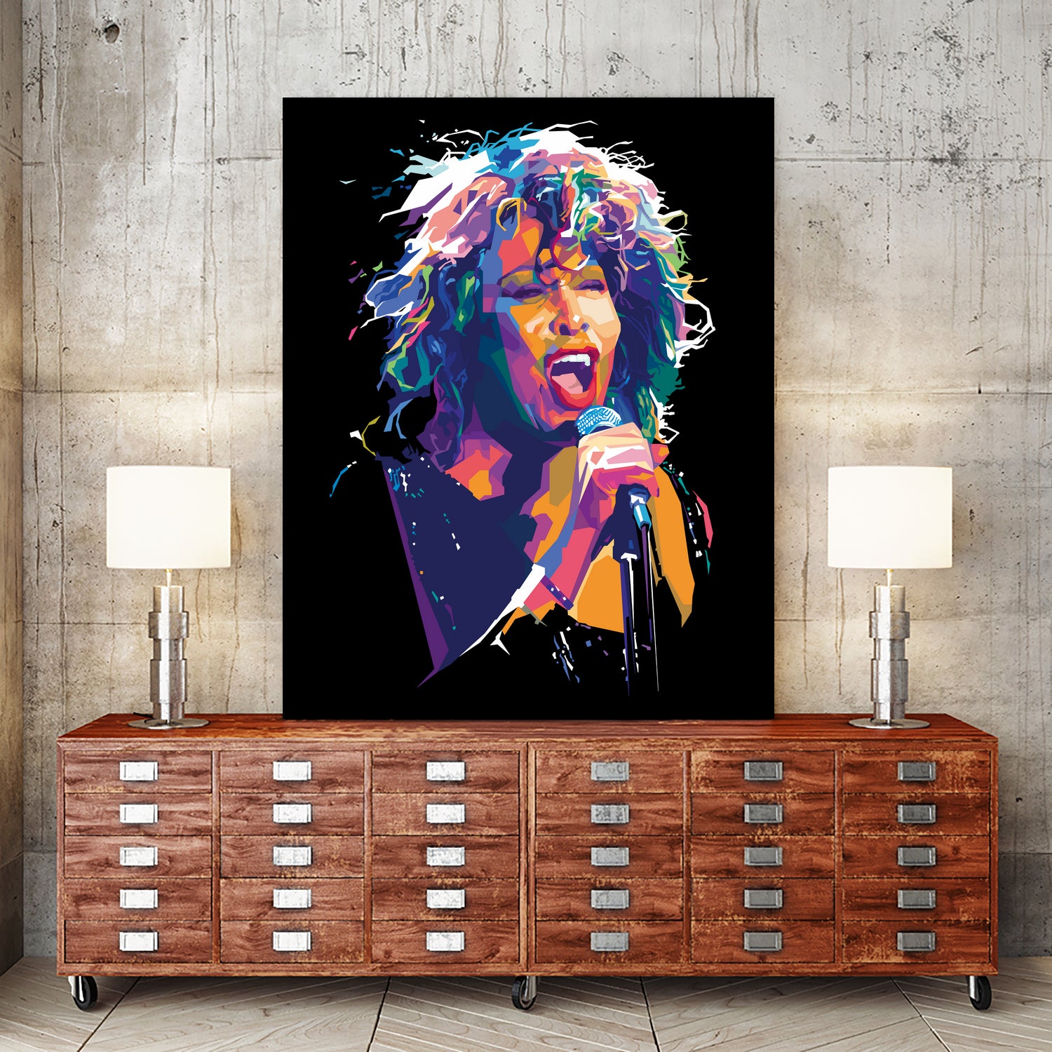 Tina Turner by Deni Rahayu on GIANT ART - black digital drawing