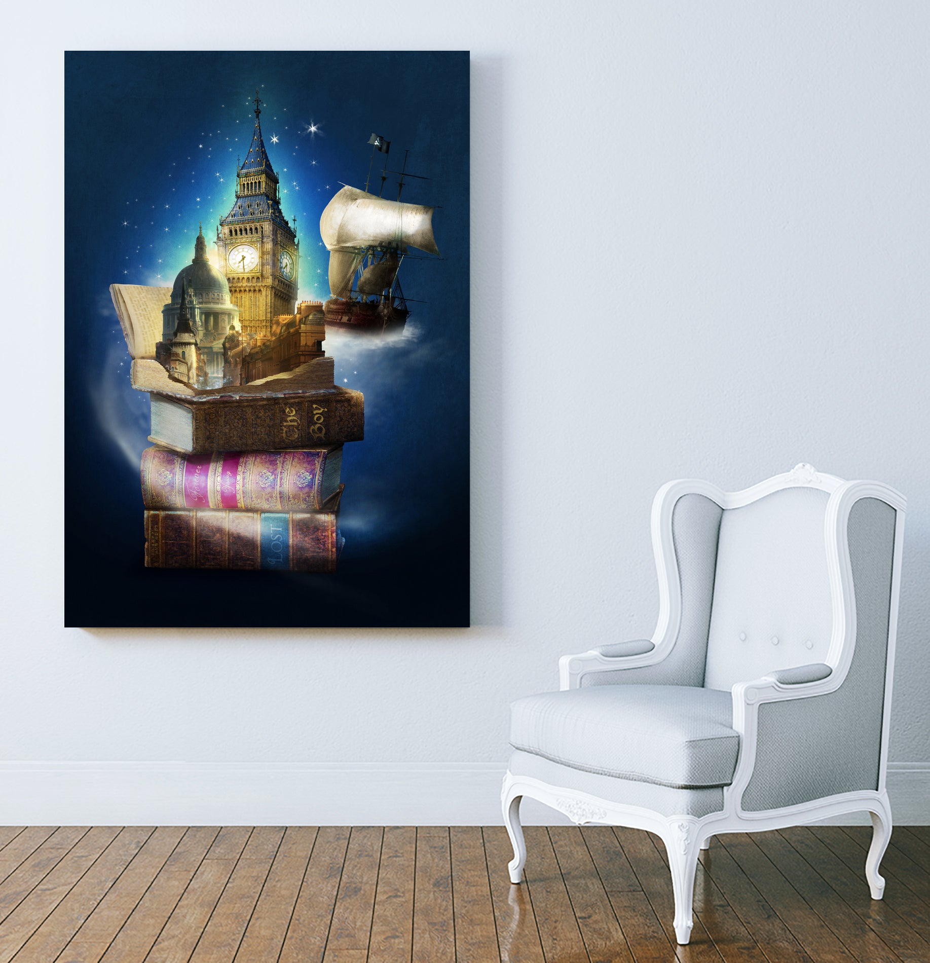 Stories from the Second Star by Diogo Veríssimo on GIANT ART - blue photo manipulation