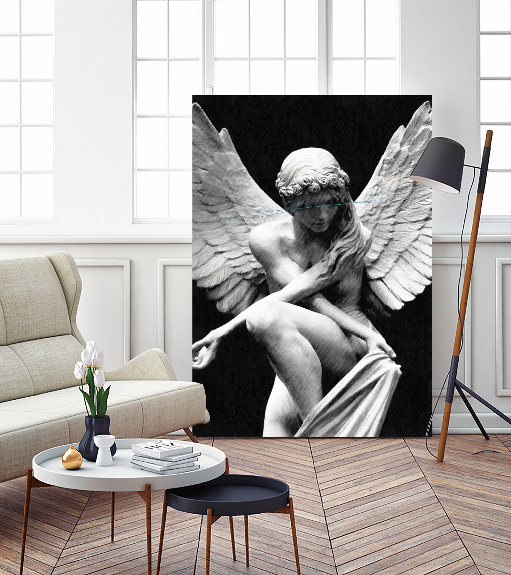 Angel by Menelaos Trompoukis on GIANT ART - black digital painting