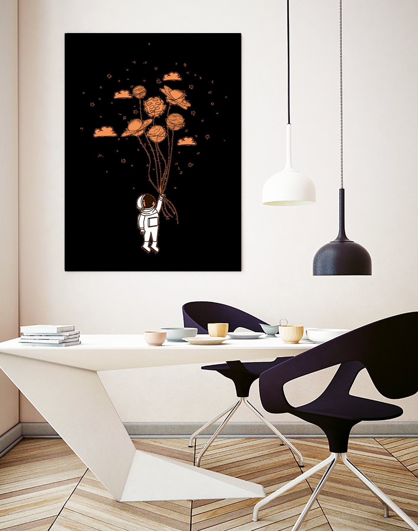 astronaut by diana stephanie on GIANT ART - orange character design