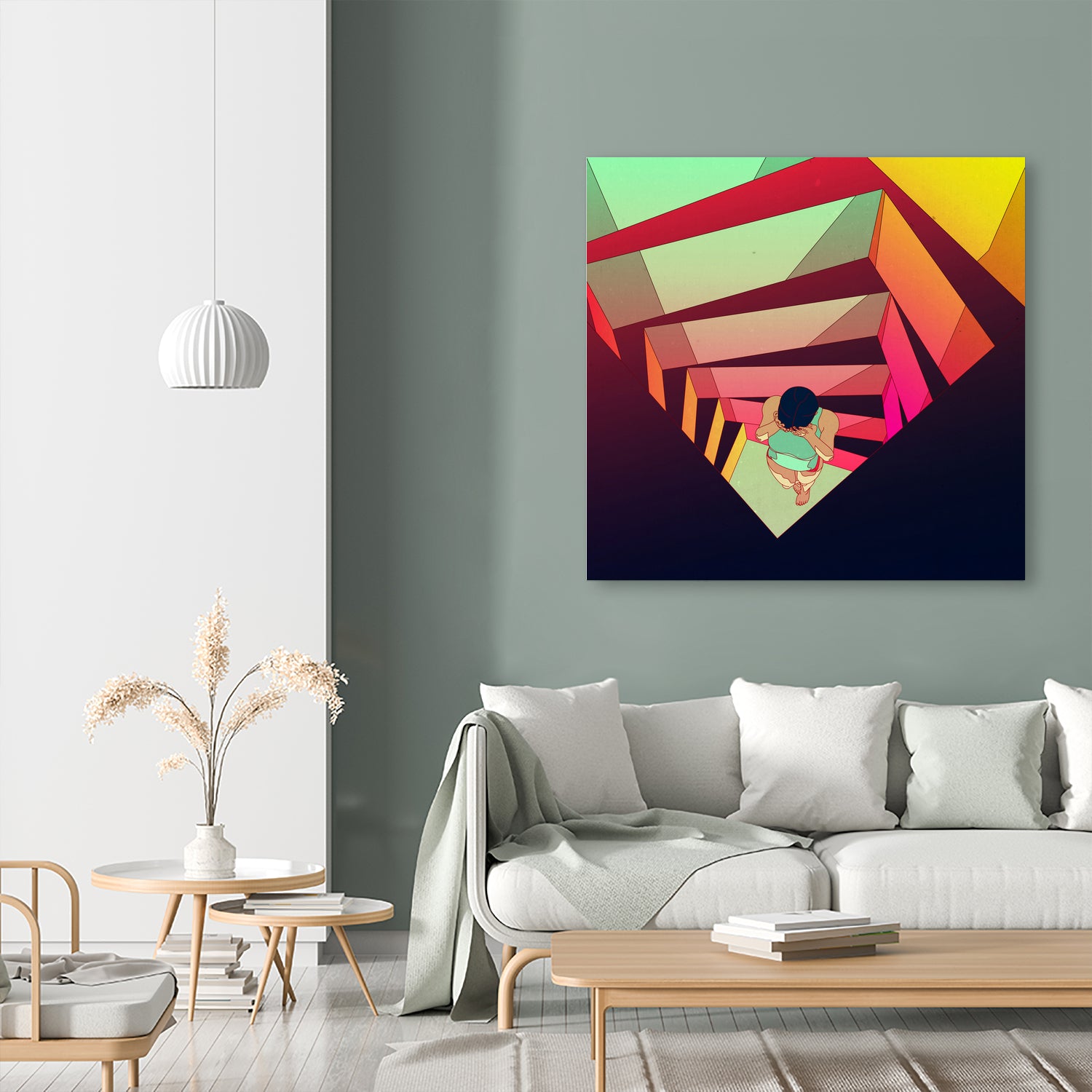 No Difference by Eric Petersen on GIANT ART - pink digital drawing