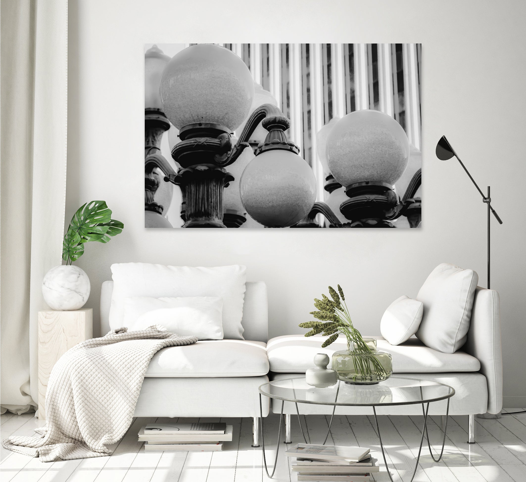 Urban Light at LACMA Los Angeles California USA by sutee monchitnukul on GIANT ART - gray photo manipulation