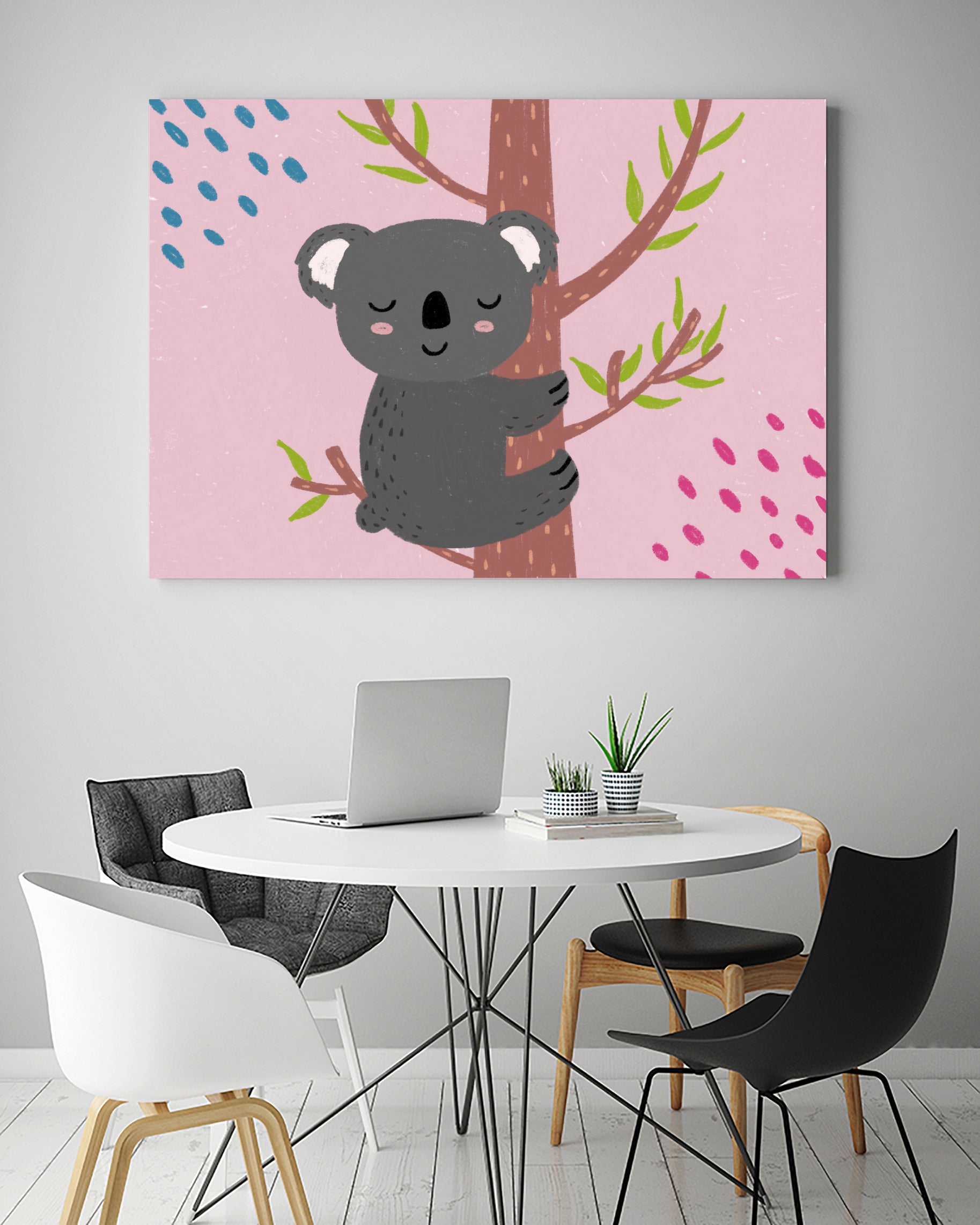 Koala by Natalia Medici on GIANT ART - pink digital drawing
