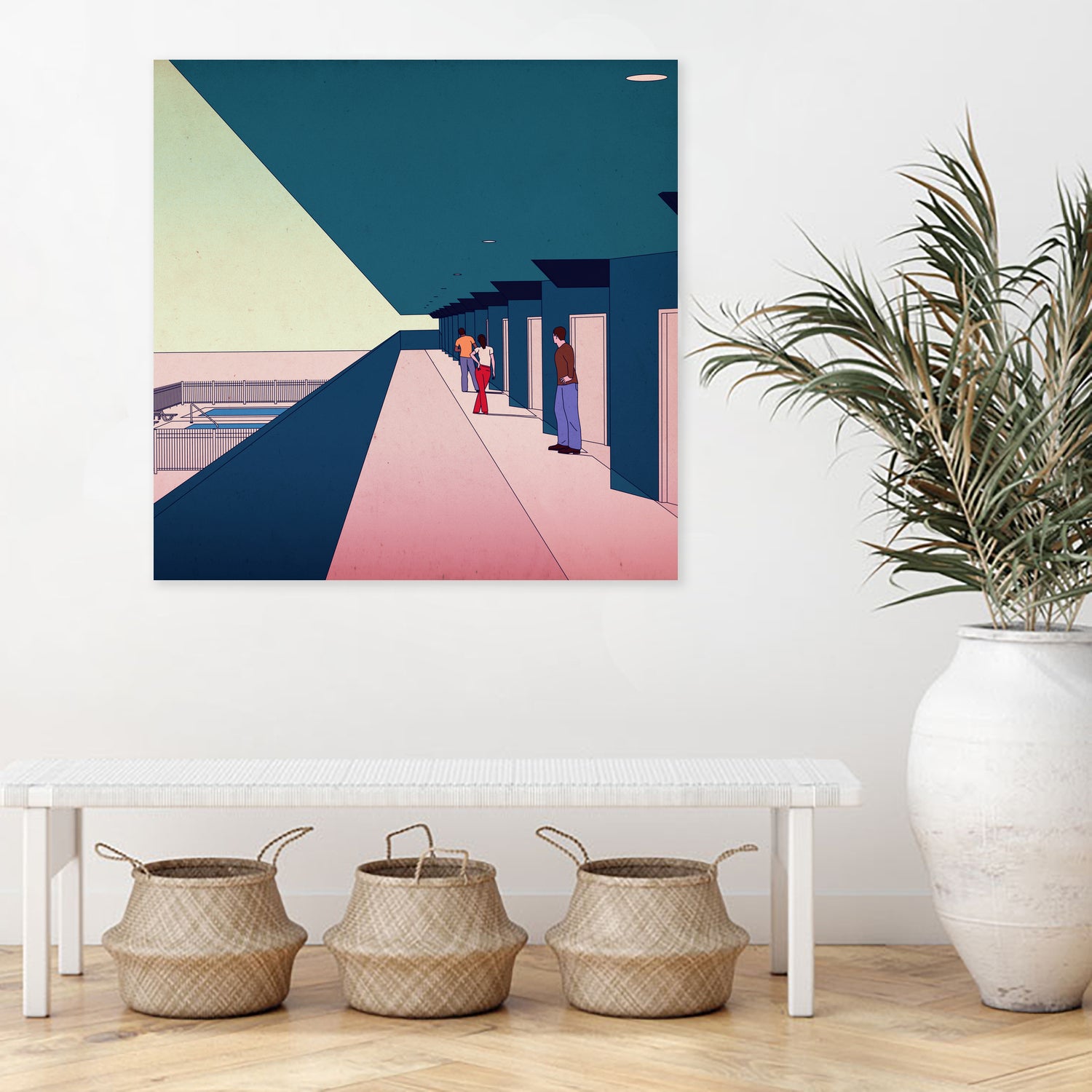 What Happened by Eric Petersen on GIANT ART - blue digital drawing