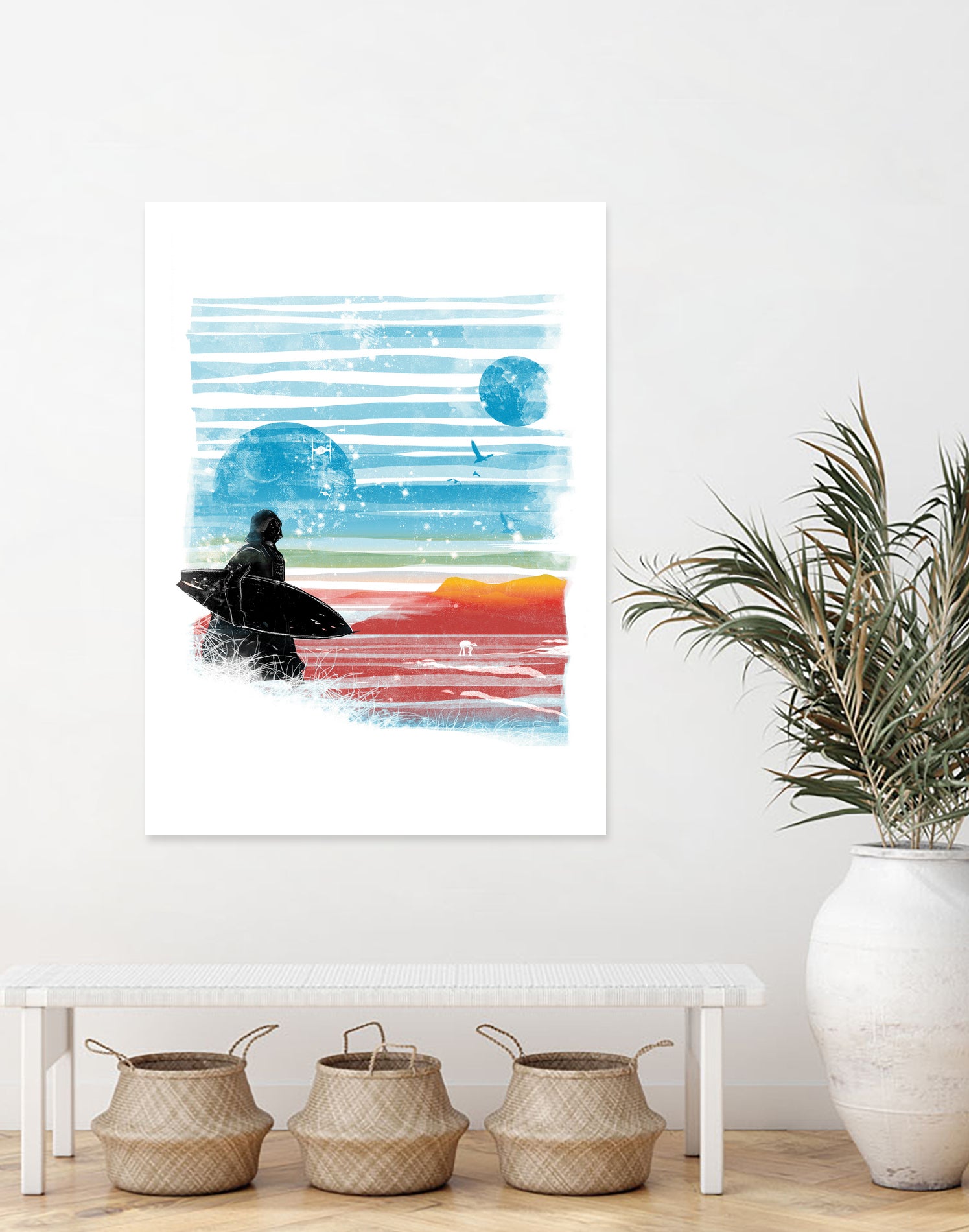 dark side of the beach by frederic levy-hadida on GIANT ART - blue digital drawing