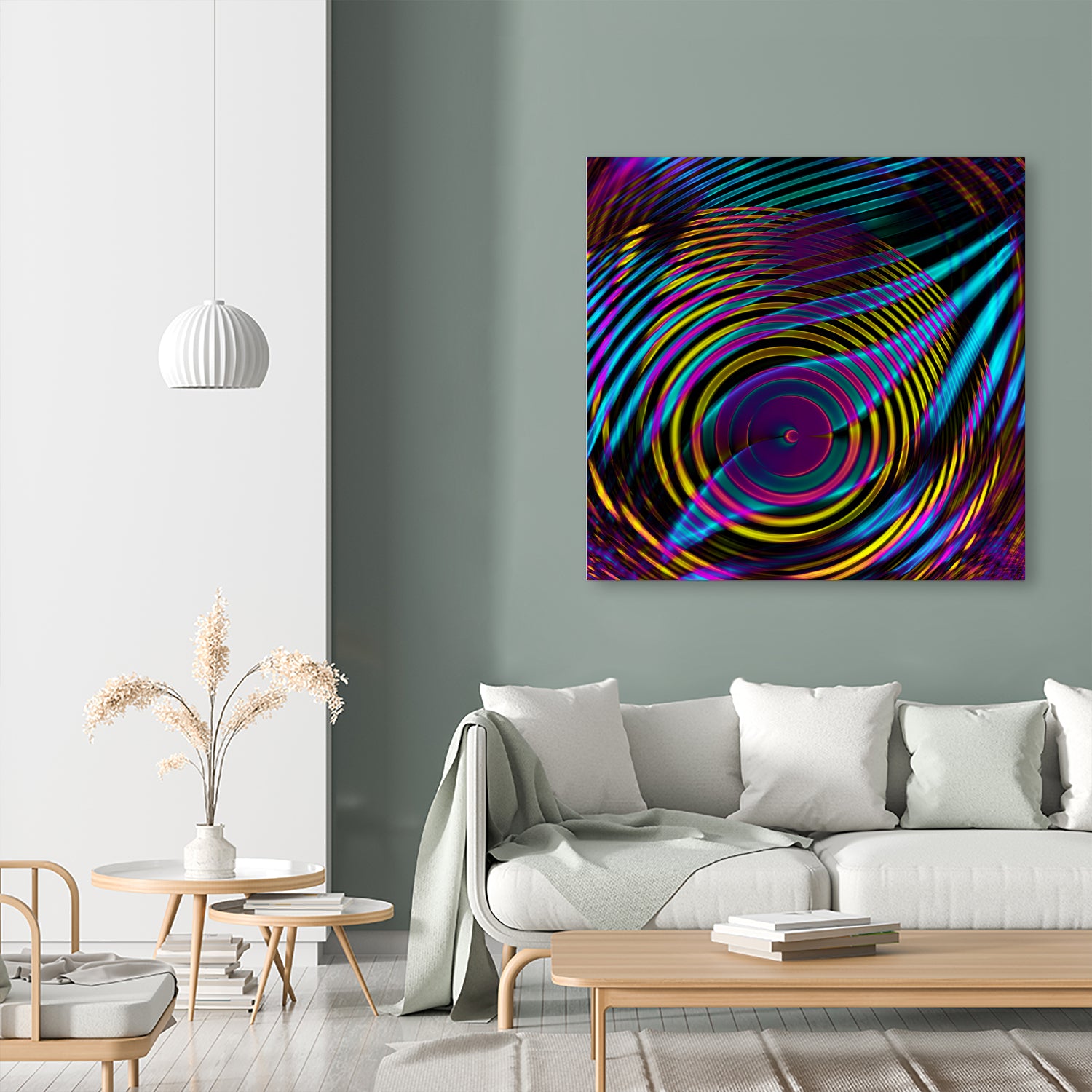 Epicentrum by Iustina Istrati on GIANT ART - fuchsia digital painting