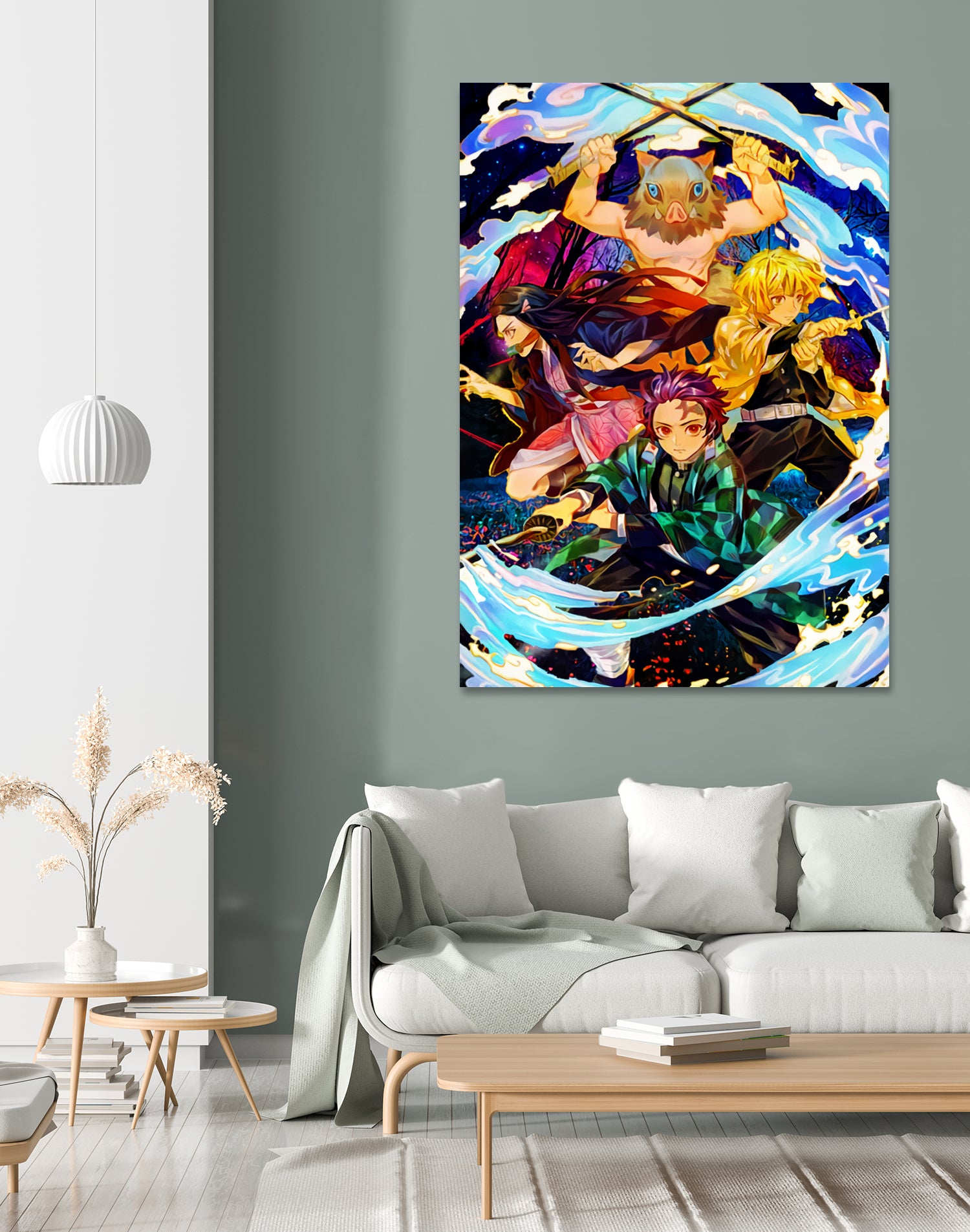 Demon Slayer Team by Christian Velazquez on GIANT ART - orange digital painting