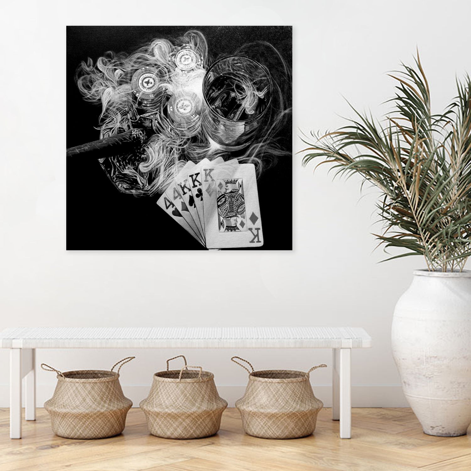 Game Over B-W by João Bello on GIANT ART - black mixed media