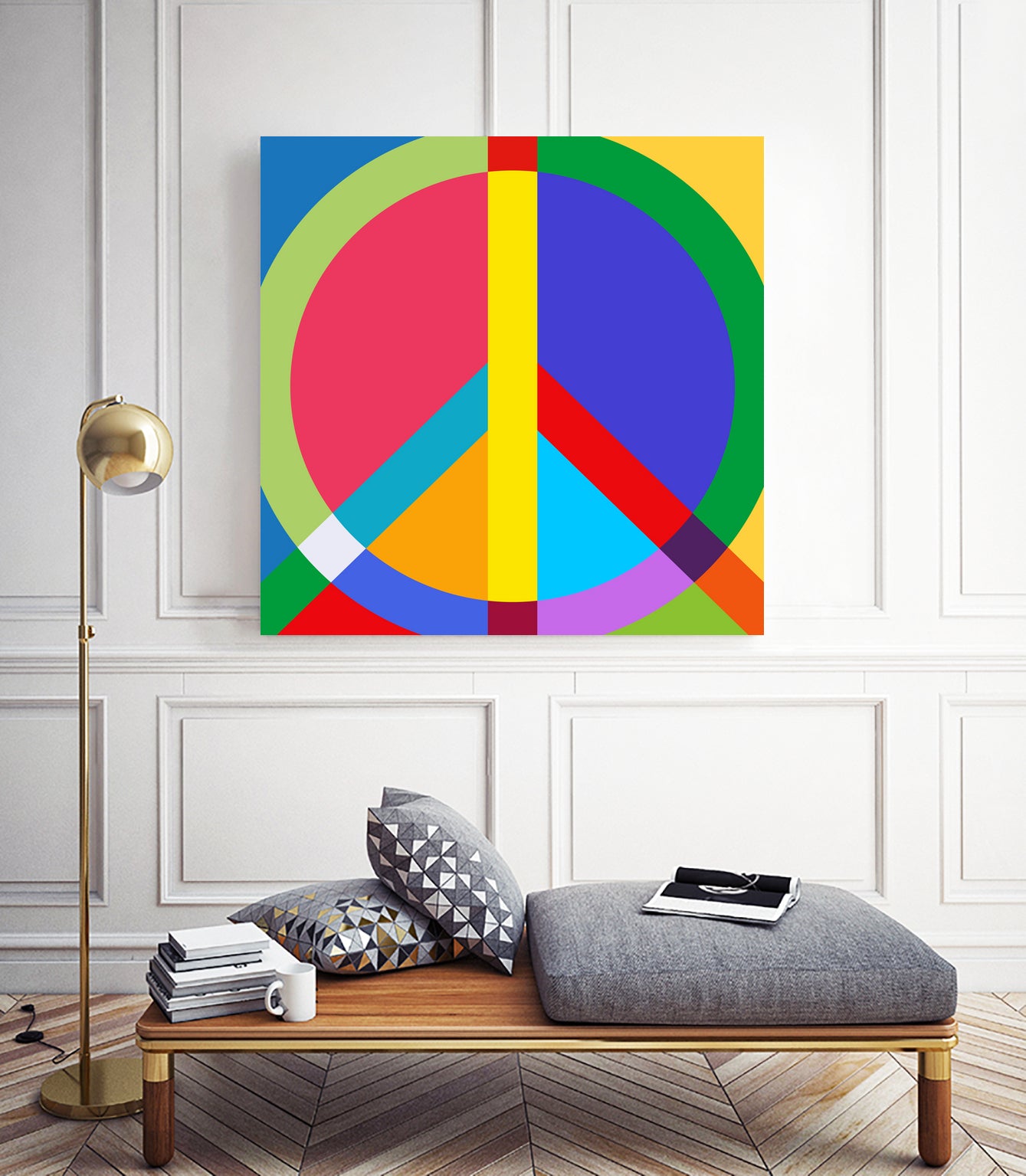 Peace, Love, Unity. by Philippe Intraligi on GIANT ART - red digital drawing