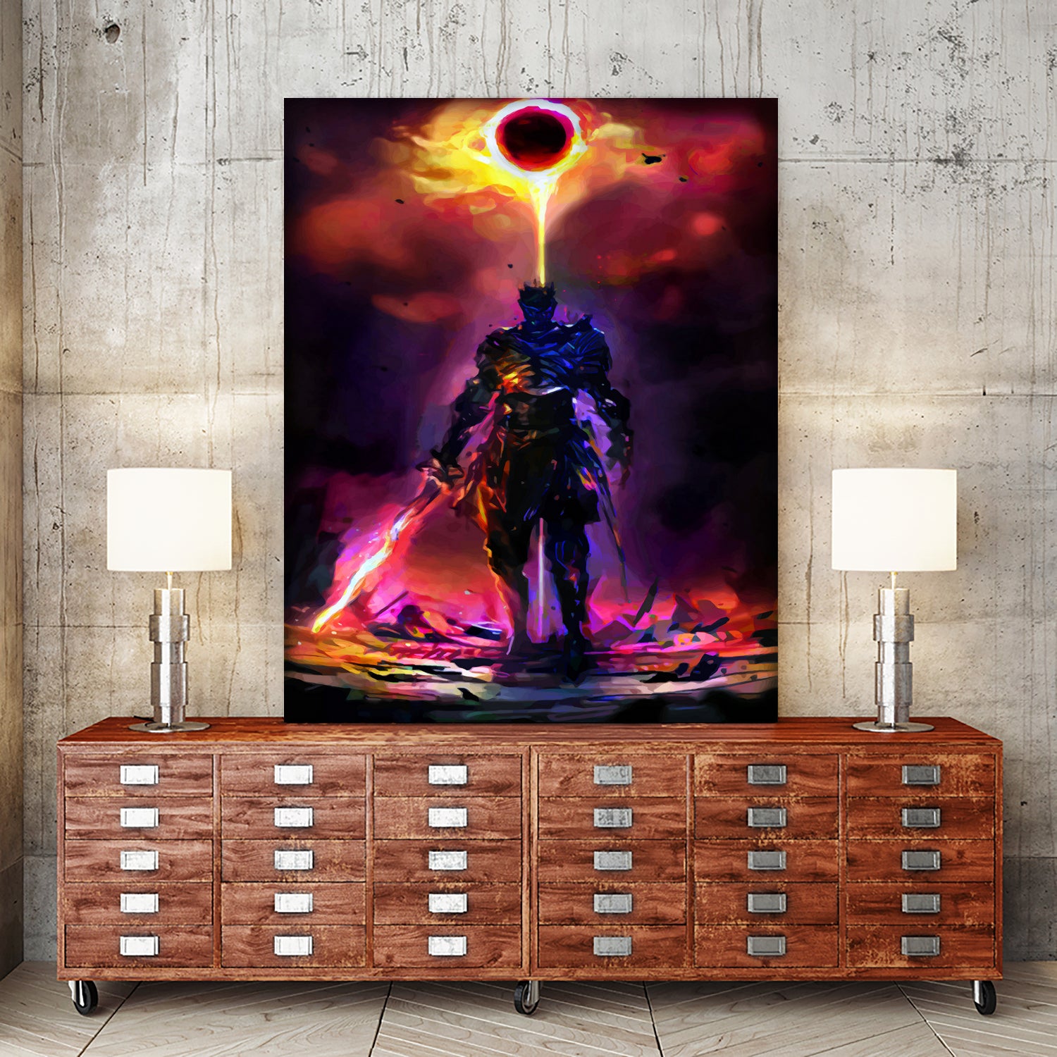 Soul of Cinder Dark Souls by Christian Velazquez on GIANT ART - black game design