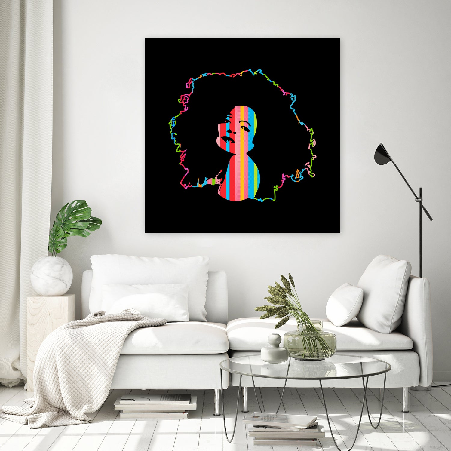 Diana Ross | Pop Art by William Cuccio on GIANT ART - black digital painting